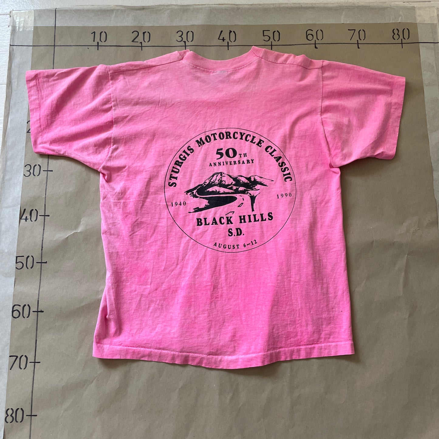 Pink Vintage Sturgis Motor Classic T-Shirt