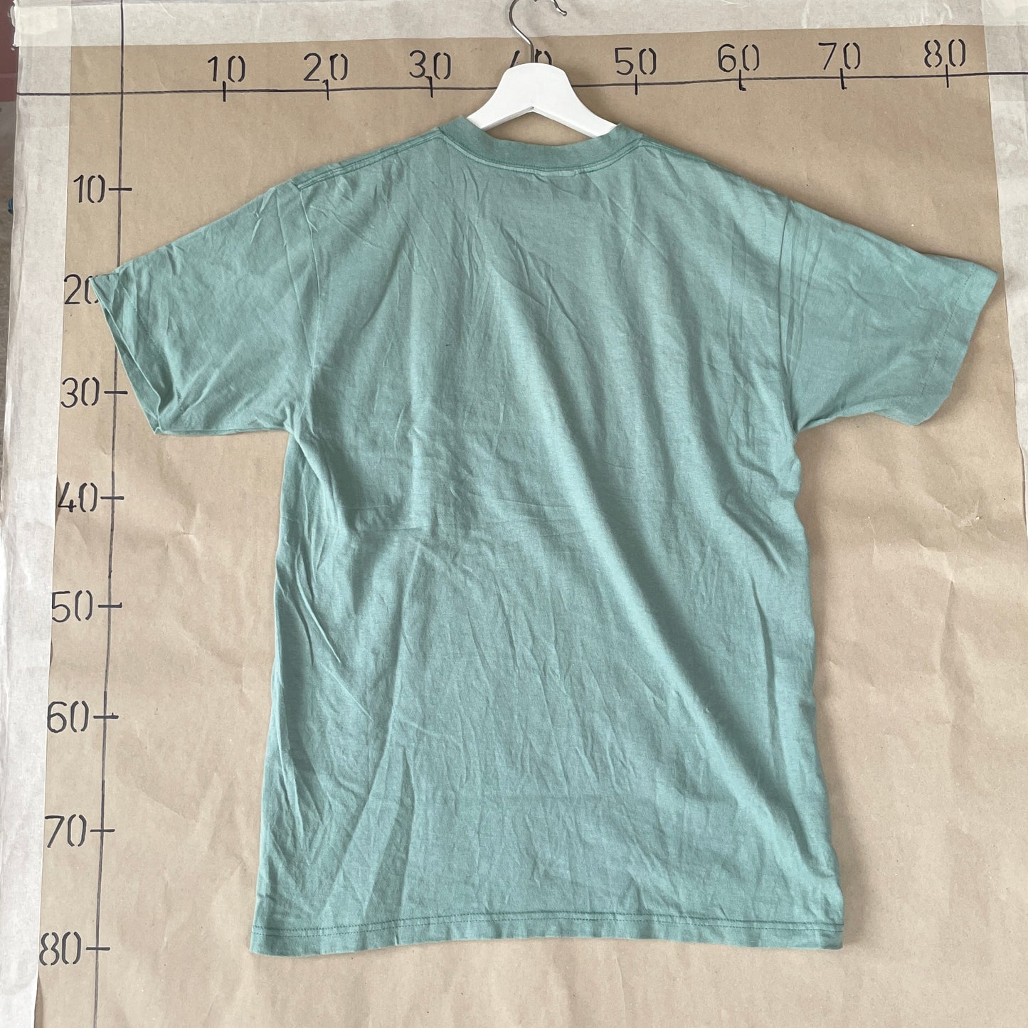 Turkis Vintage T-Shirt Med Drømmefanger Og Tribal-Inspireret Print