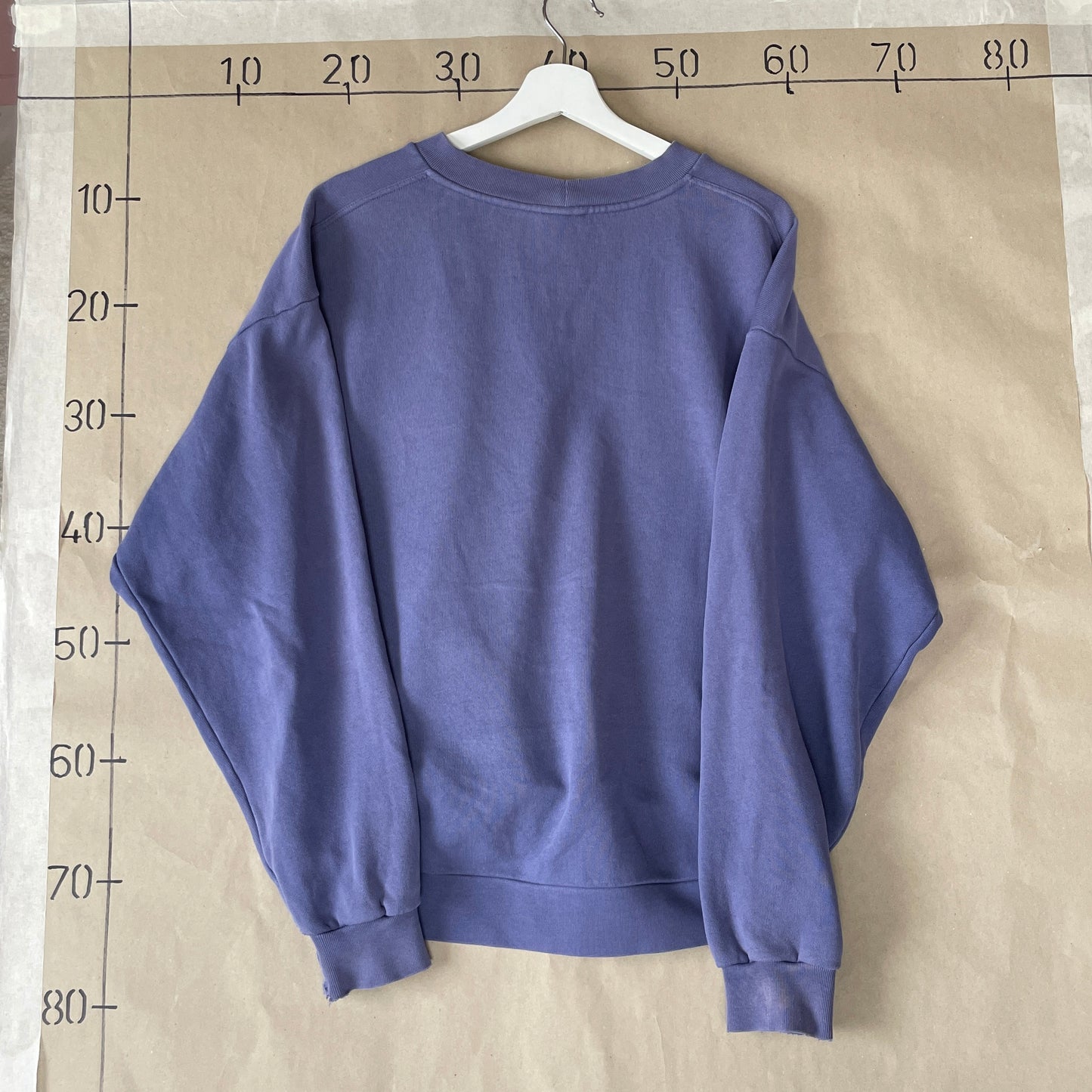 Klassisk Ronning Sweatshirt I Støvet Blå