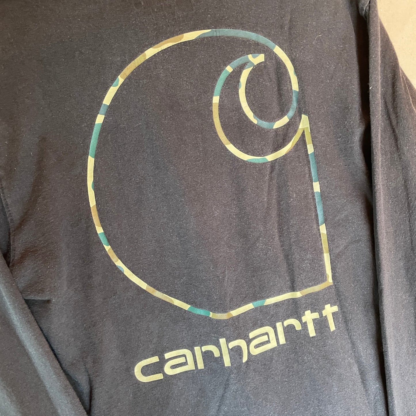 Sort Langærmet Carhartt Camo Bluse