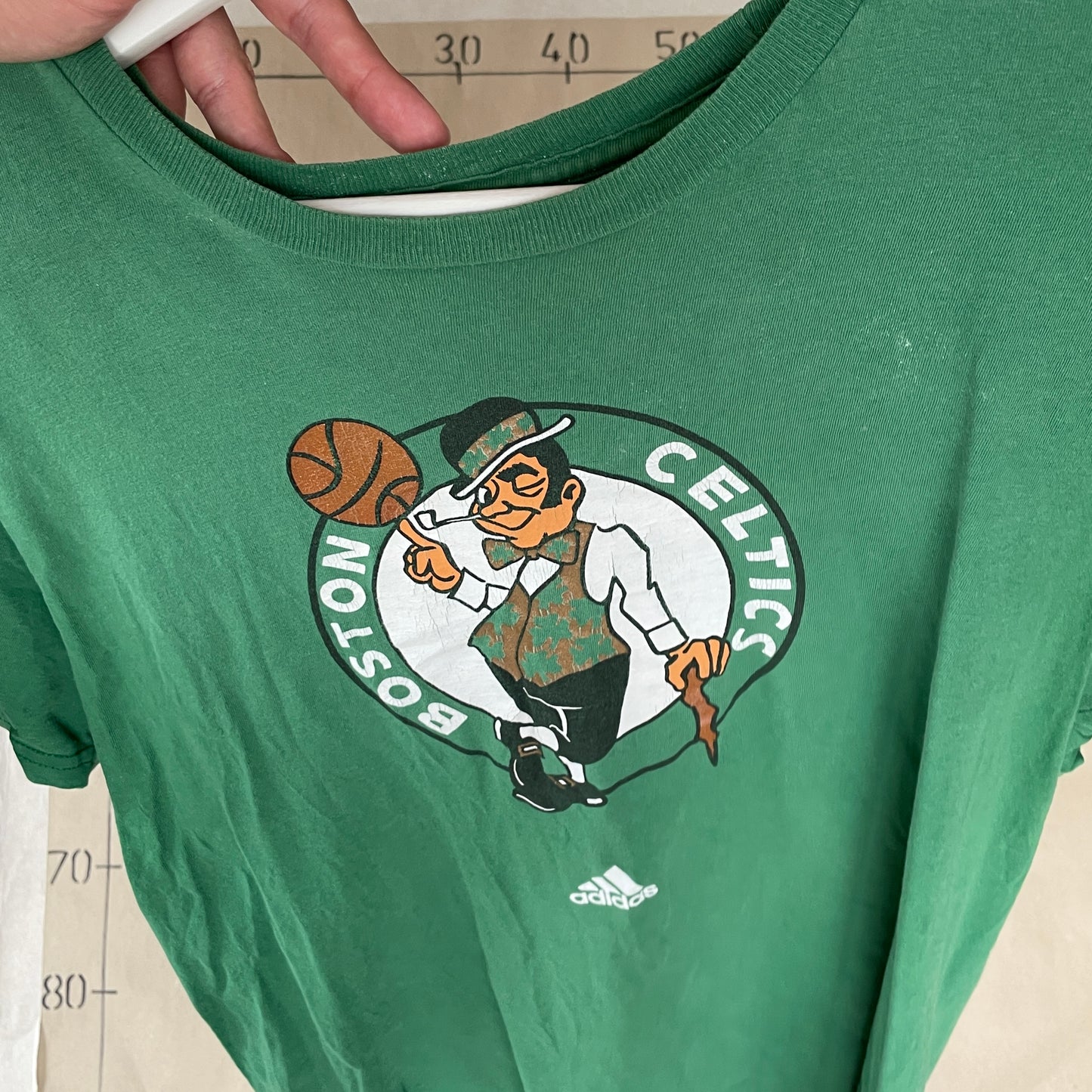 Grøn Celtics T-Shirt Fra Adidas