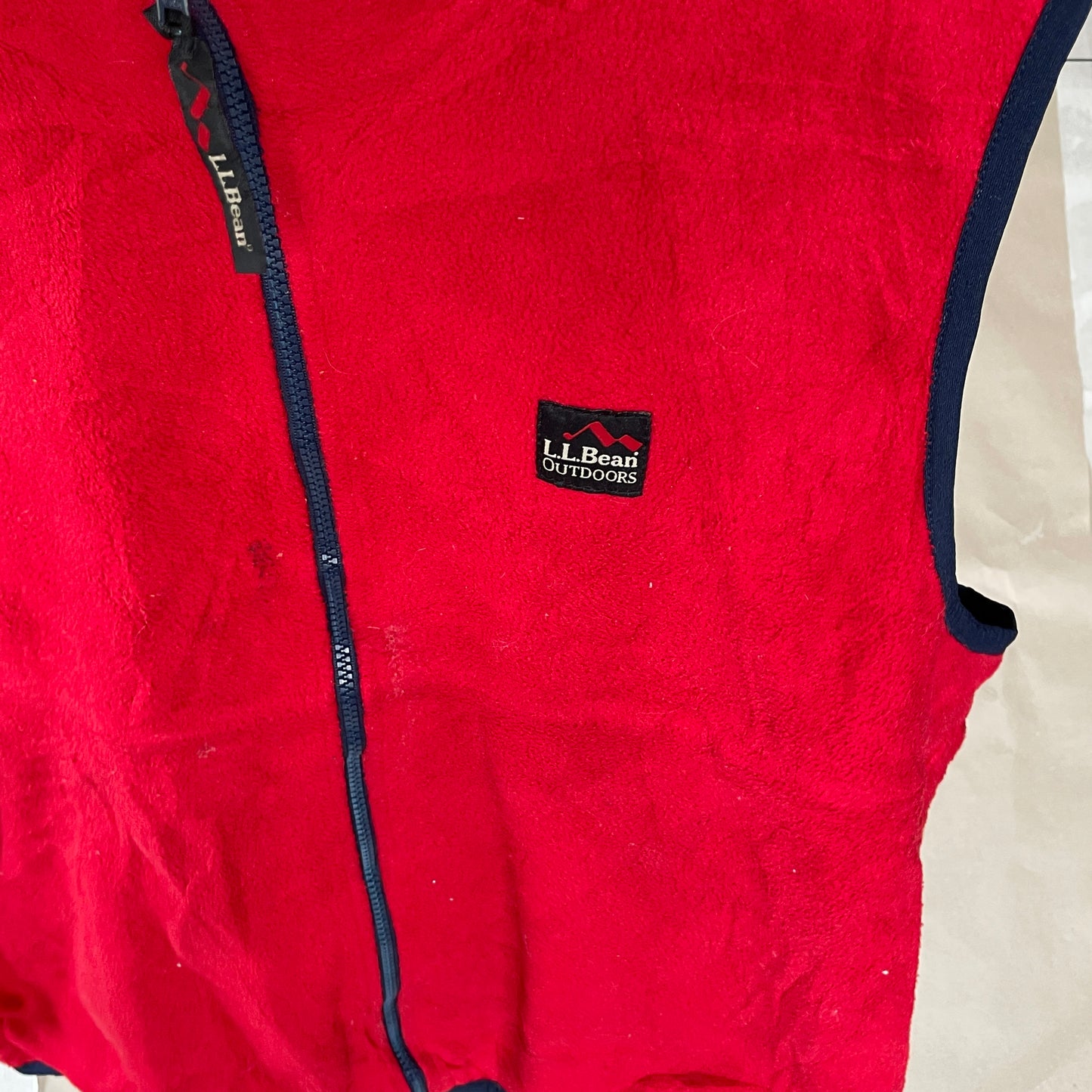Rød Fleecevest Fra L.L. Bean Outdoors