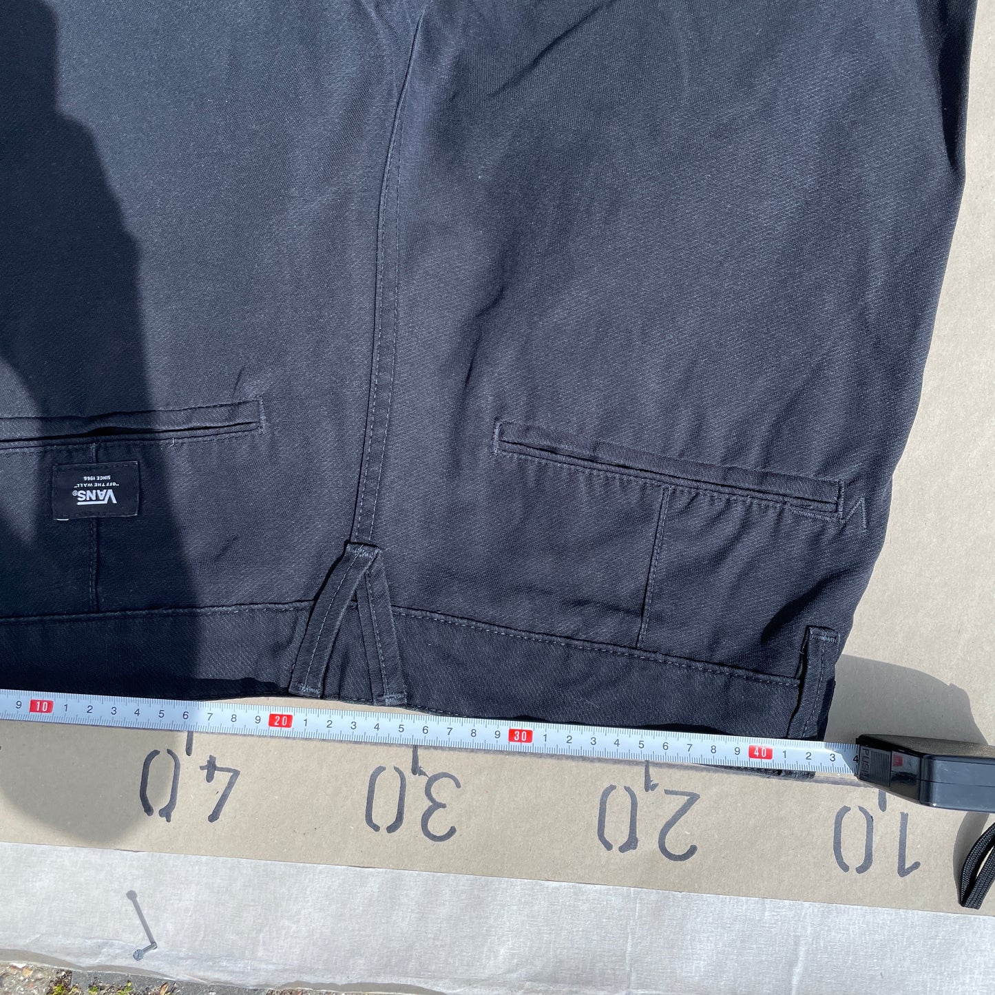 Sorte Vans Authentic Chino Bukser – Str. W33