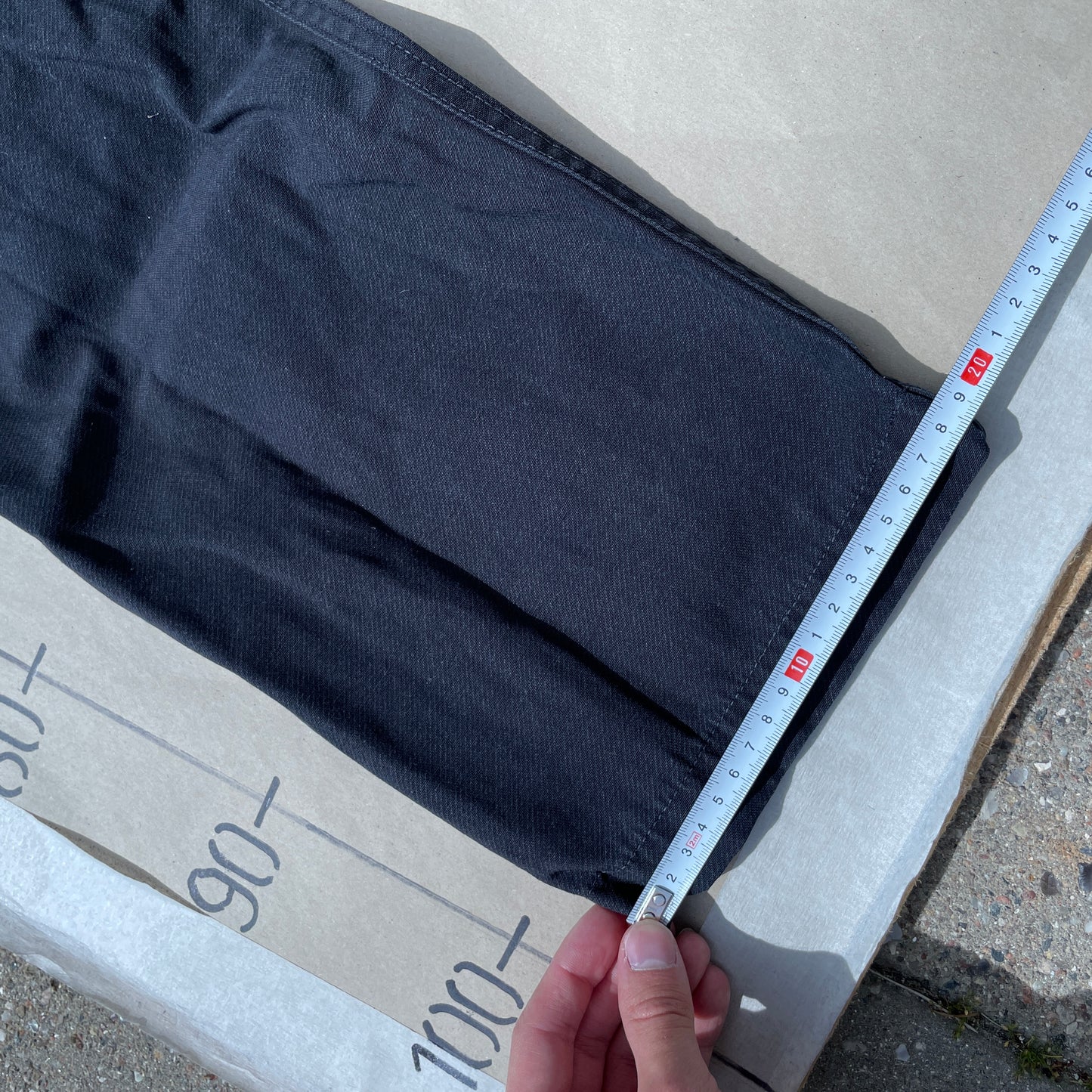 Sorte Vans Authentic Chino Bukser – Str. W33