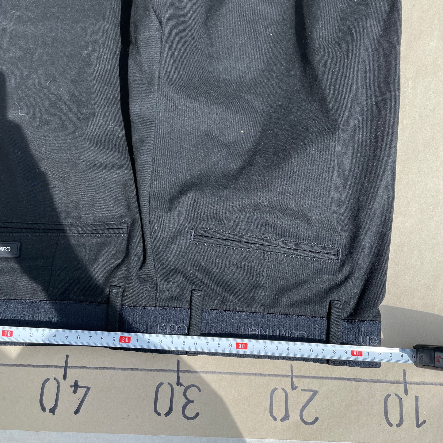 Sorte Calvin Klein Tapered Fit Bukser