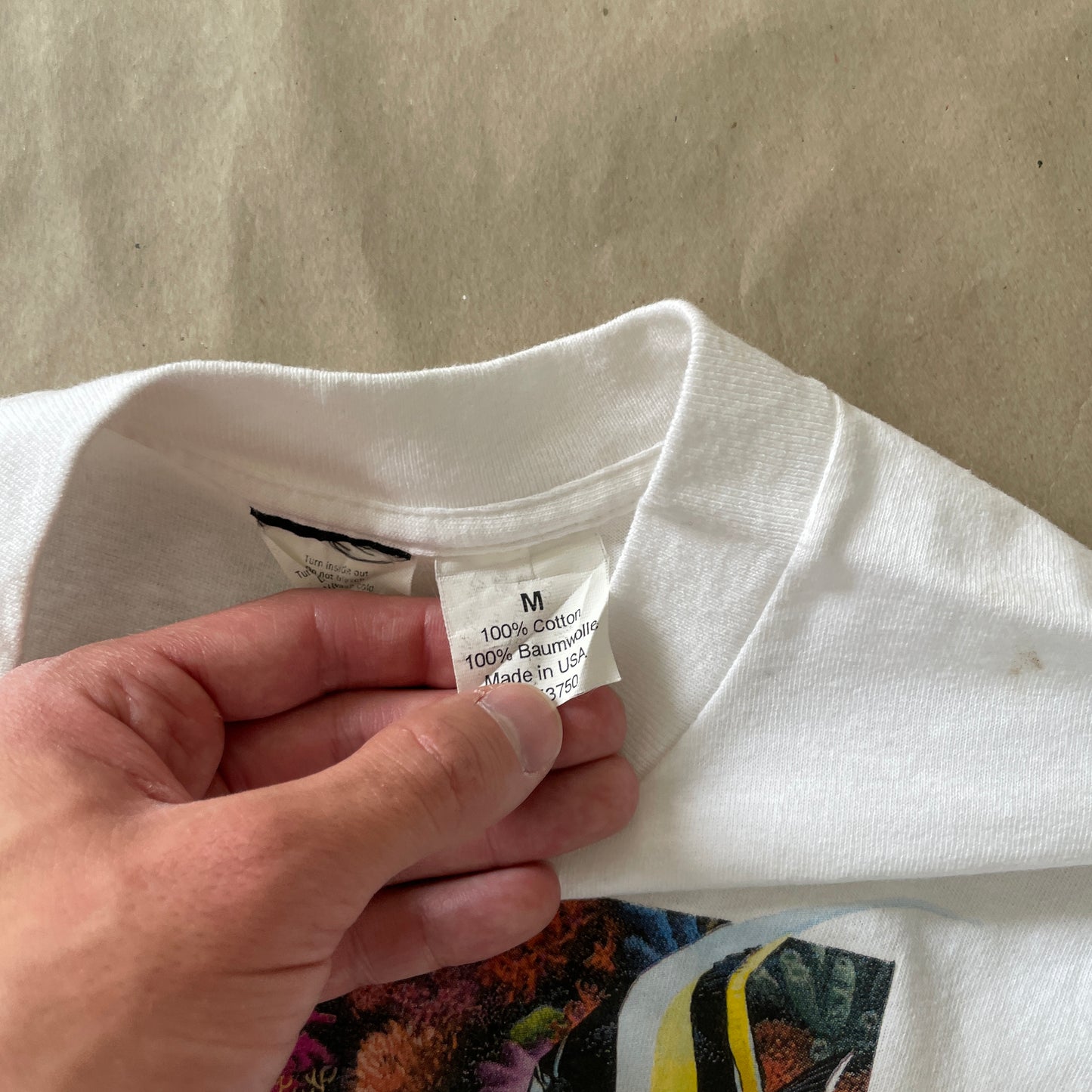 Scuba Key West T-Shirt Med Farverigt Dykkerprint