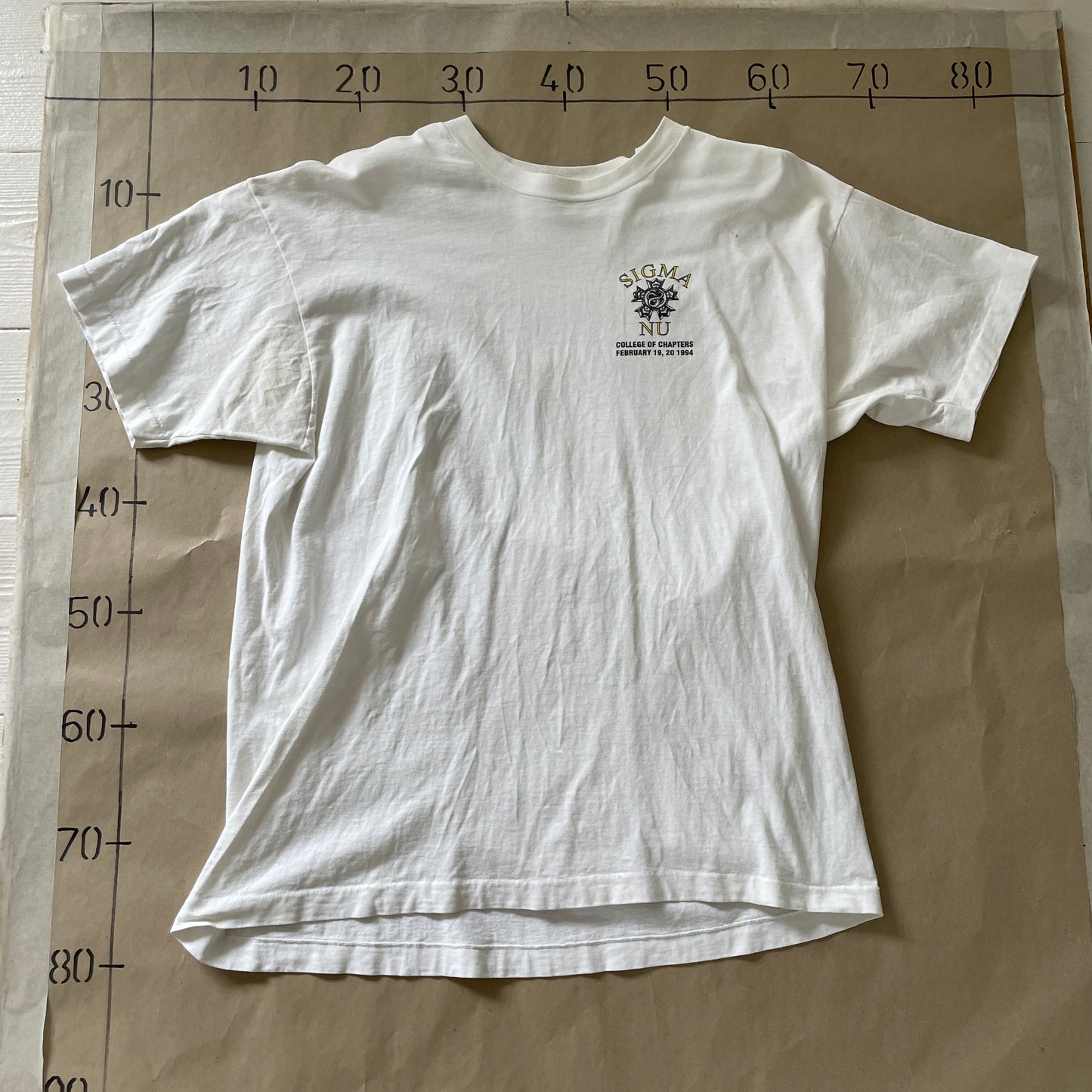College Of Chapters 1994 Sigma Nu T-Shirt