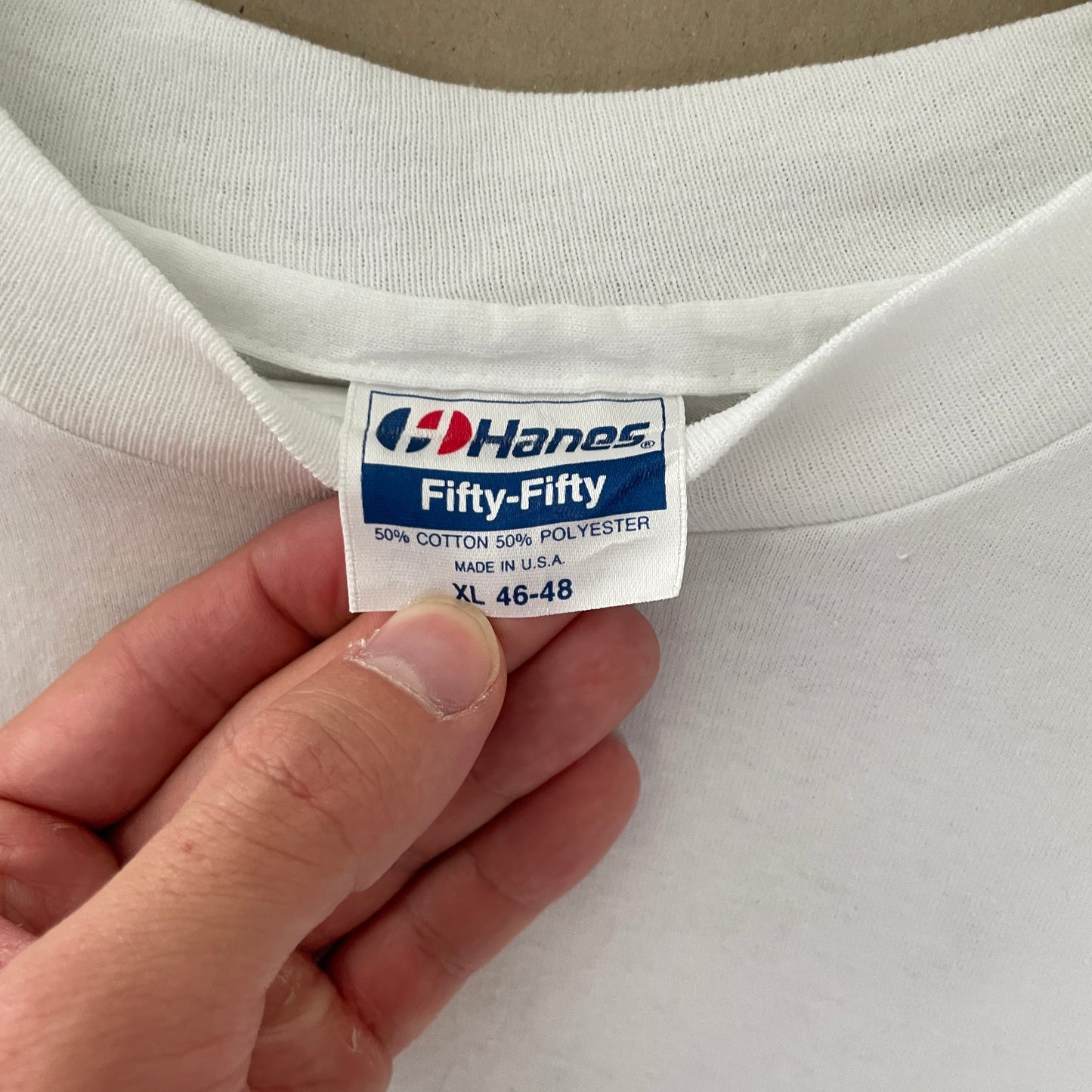 Hvid Vintage T-Shirt