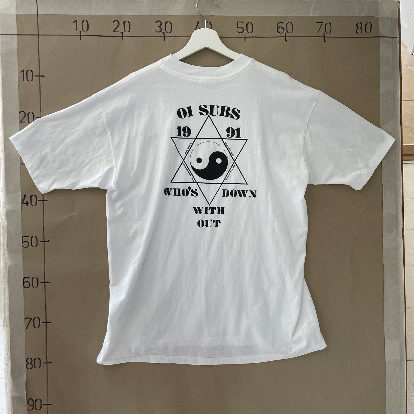 Hvid Vintage T-Shirt