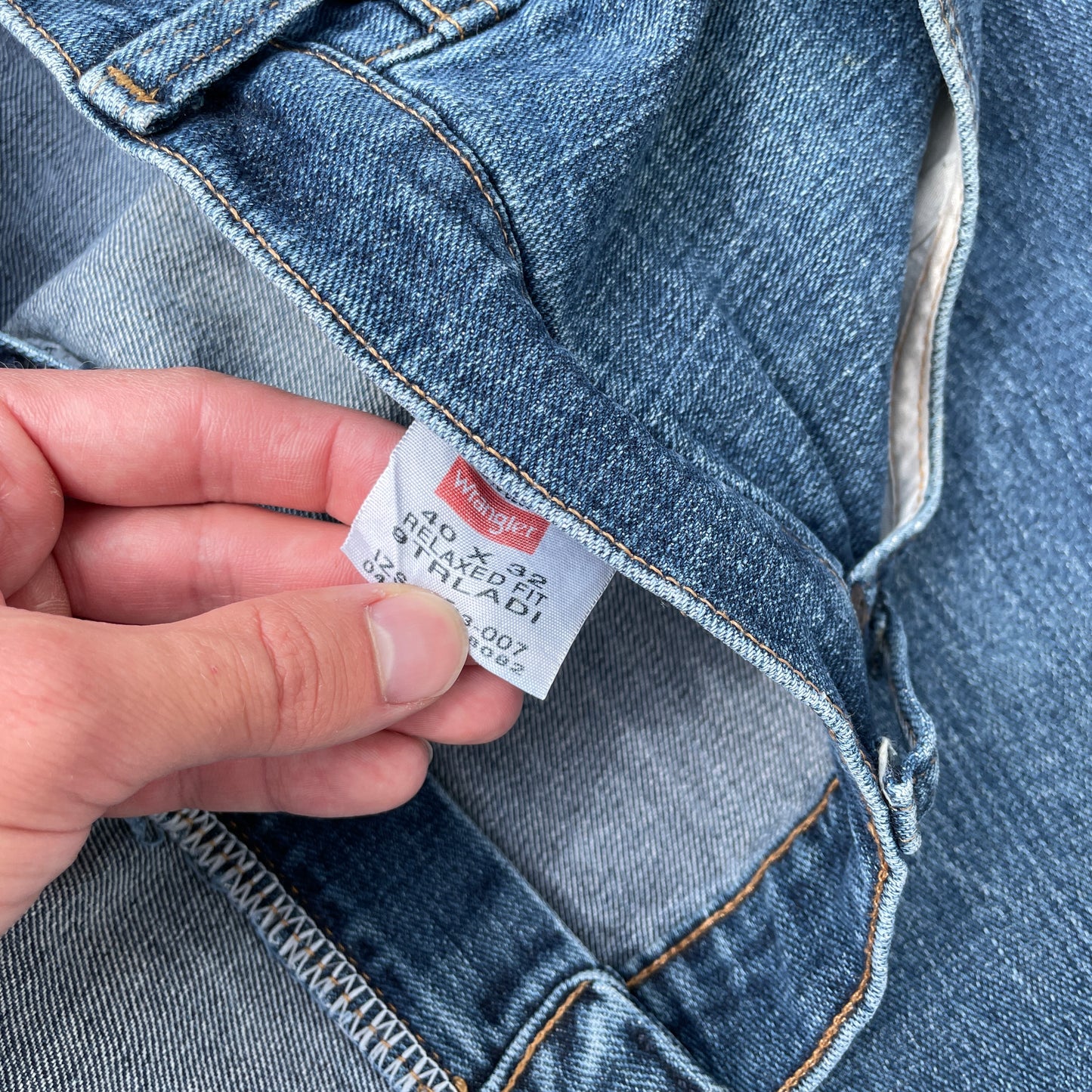 Vintage Relaxed Fit Wrangler Jeans I Autentisk 90'Er Stil