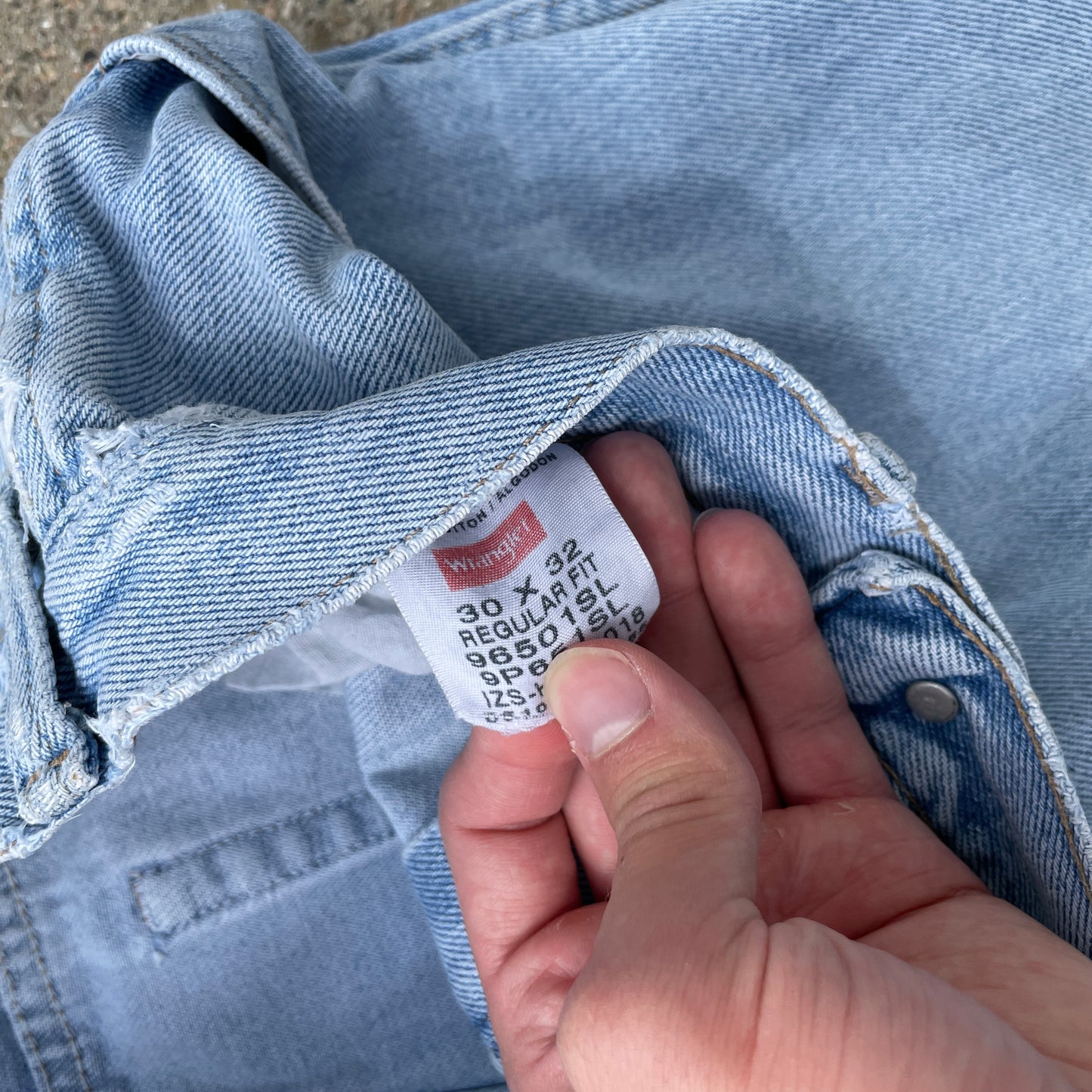 Vintage Wrangler Jeans I Lys Vask