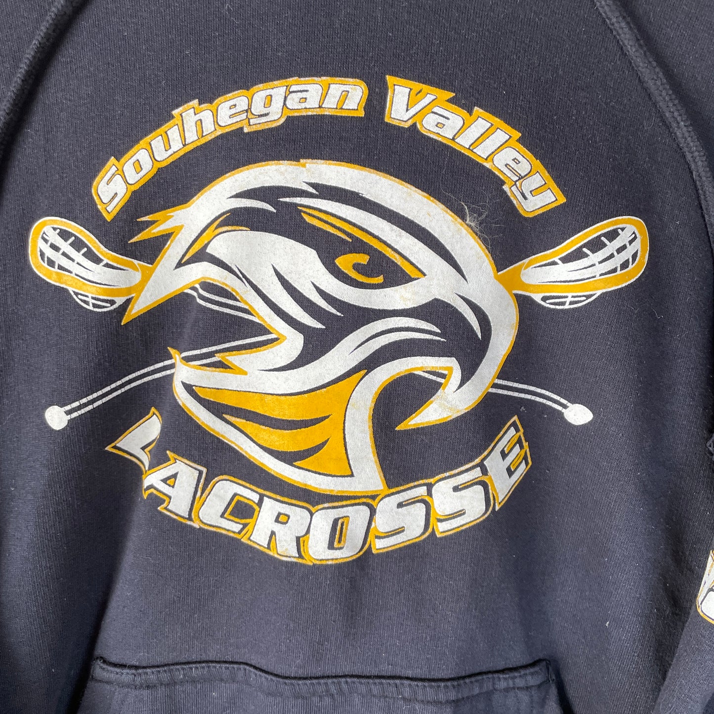 Blå Souhegan Valley Lacrosse Hoodie Med Print
