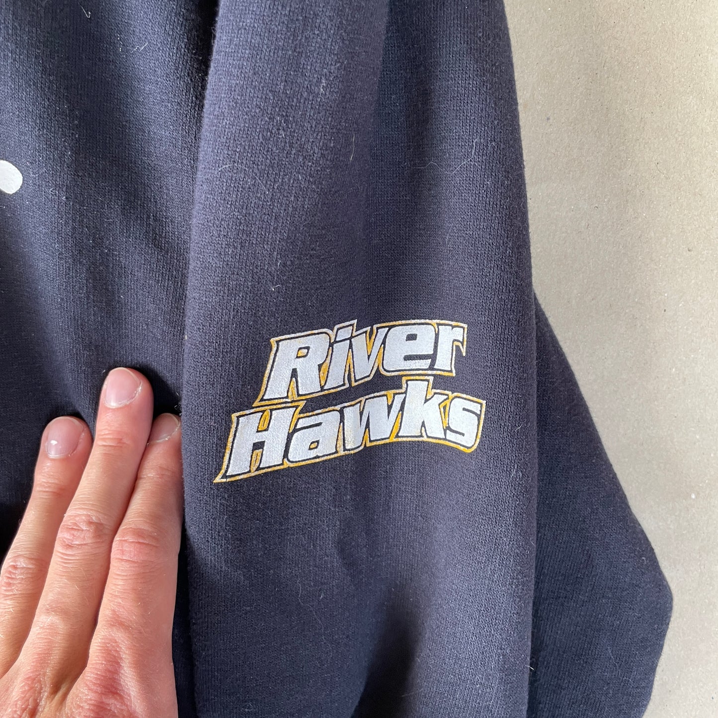 Blå Souhegan Valley Lacrosse Hoodie Med Print