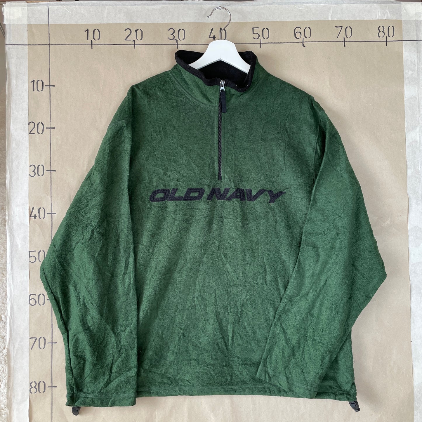 Grøn Old Navy Fleece Zip – Cozy 90Er Outdoor Vibe