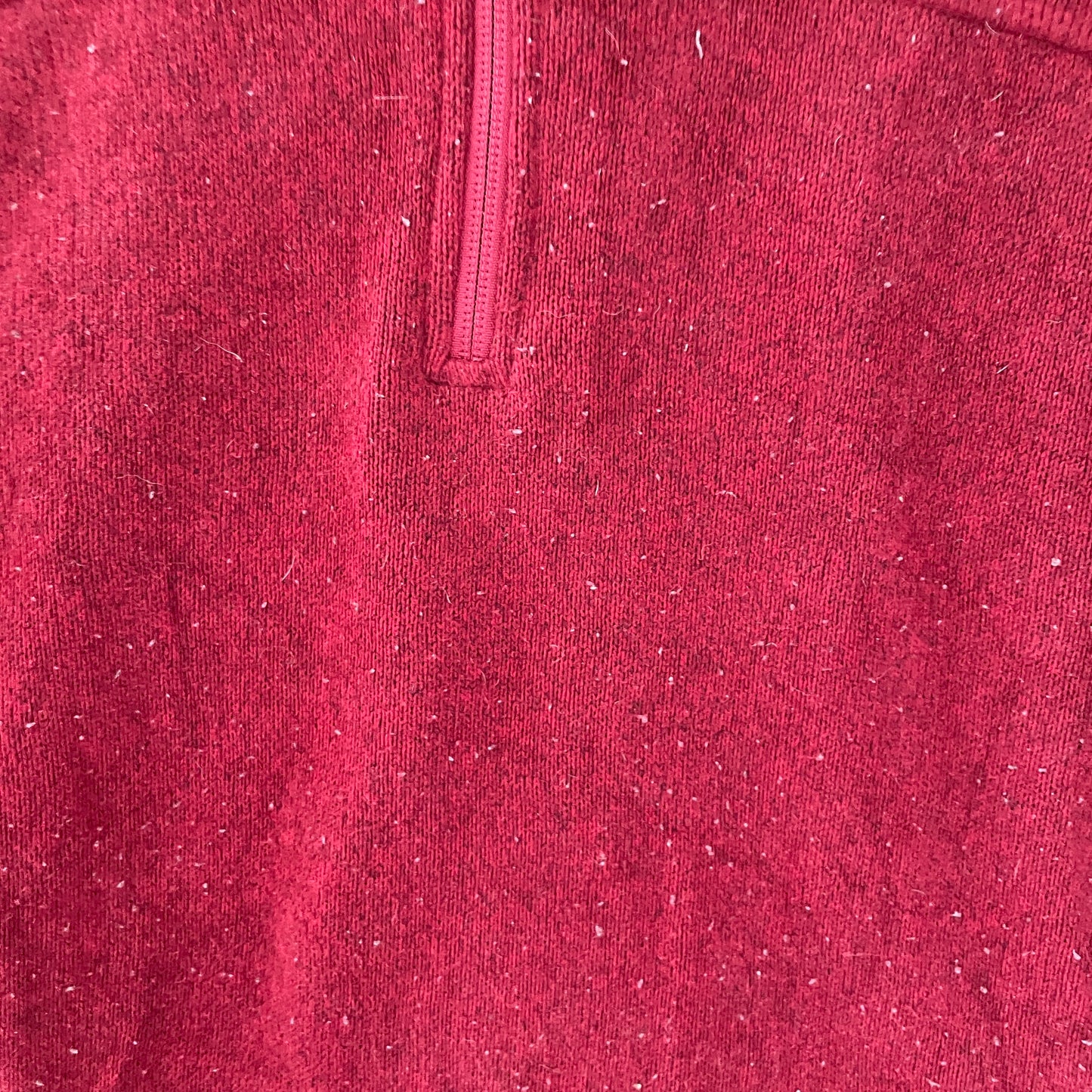 Vintage LL Bean Rød Fleece Halfzip