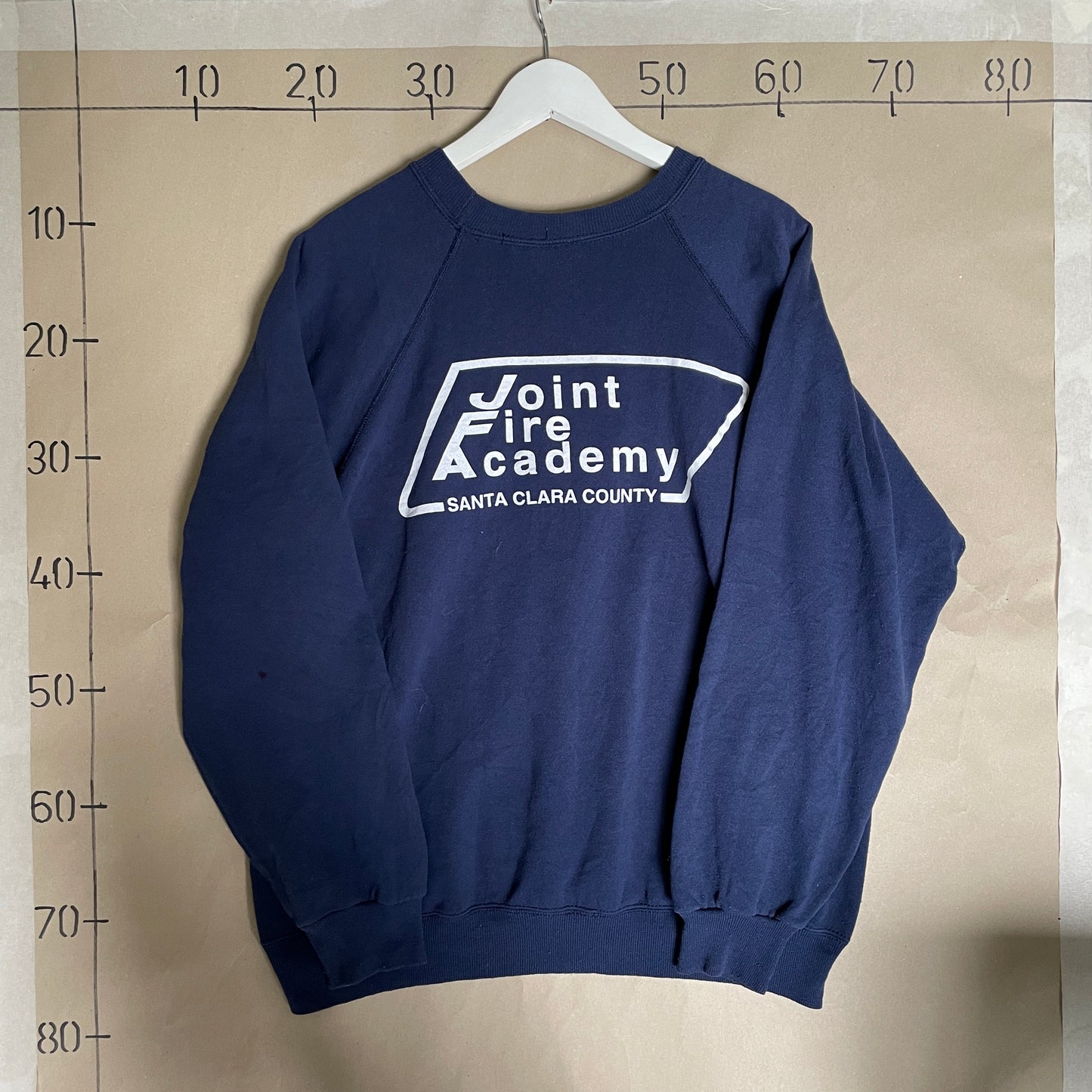 Mørkeblå Vintage Joint Fire Academy Sweatshirt