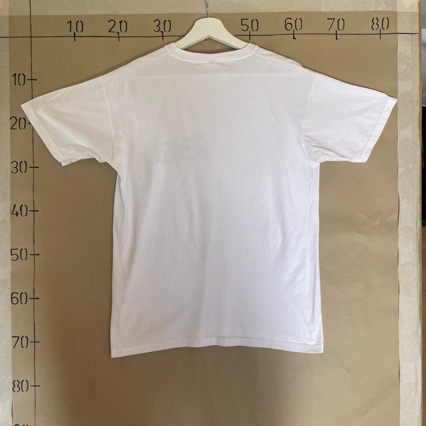 Hvid Vintage Graffiti T-Shirt