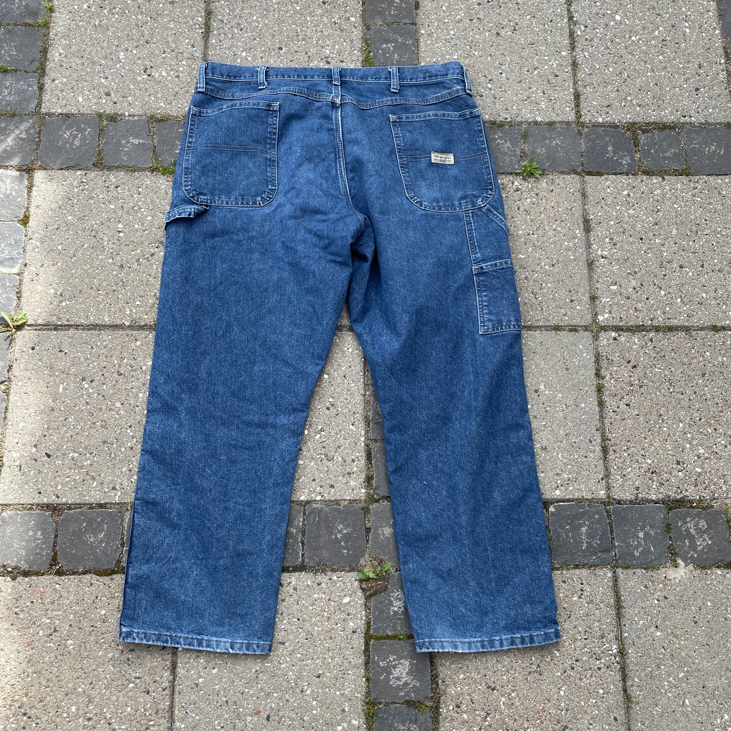 Wrangler Carpenter Jeans i Mellemvasket Denim