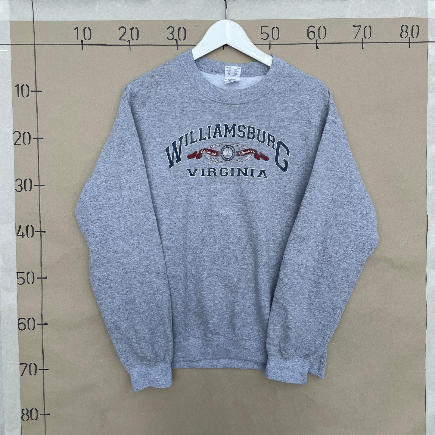 Grå Vintage Williamsburg Sweatshirt