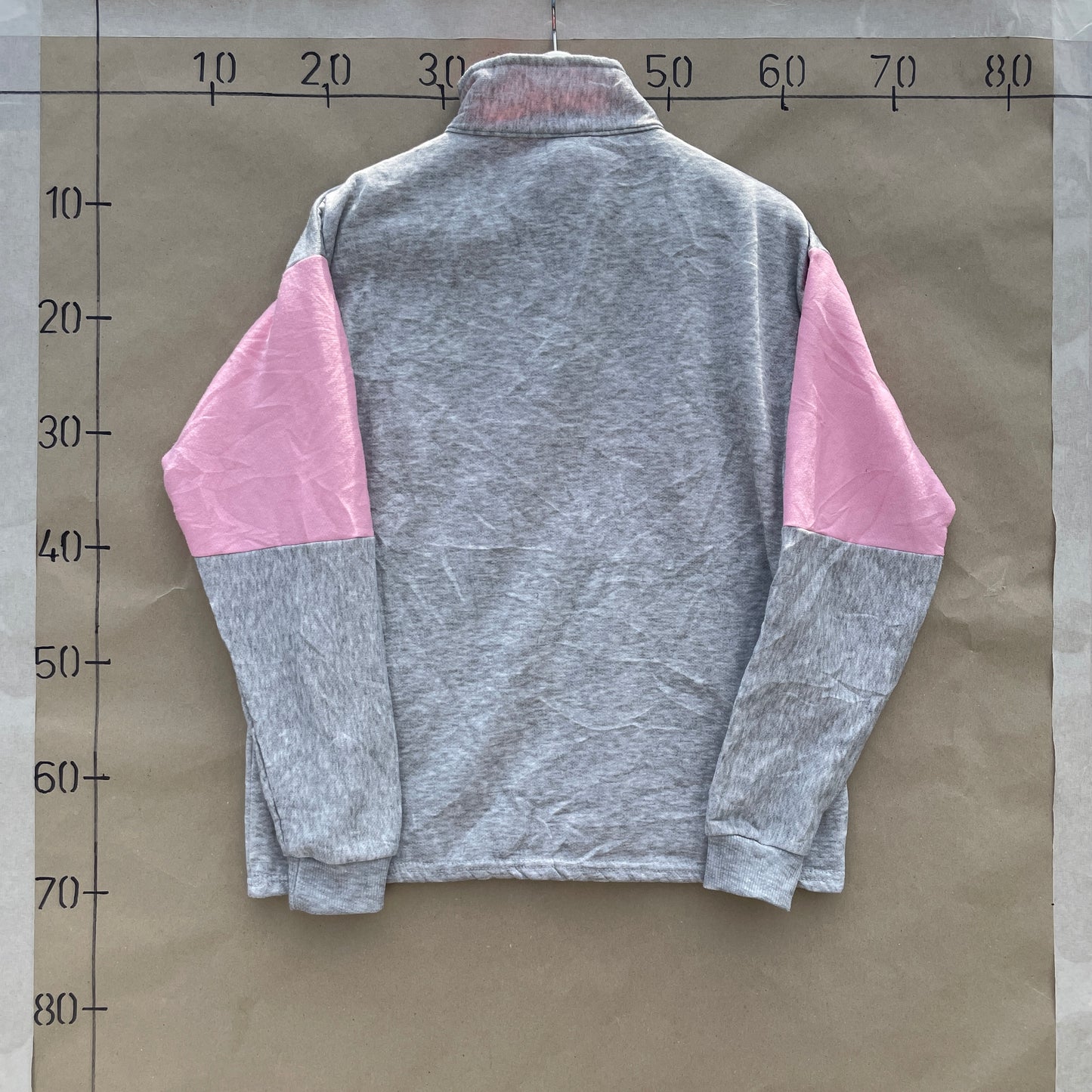 Grå Og Pink Ventura Harbor 1/4 Zip Sweatshirt