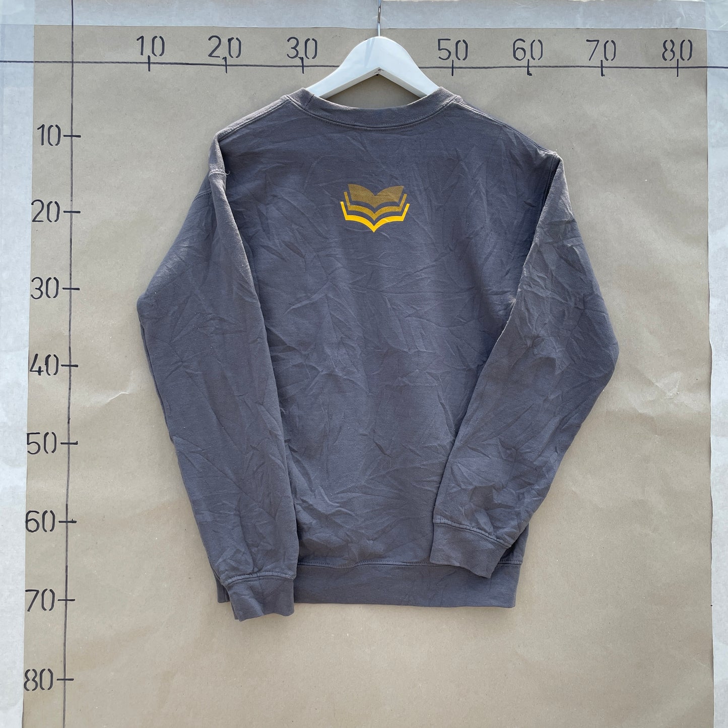Grå Vintage Retro Mustangs Sweatshirt