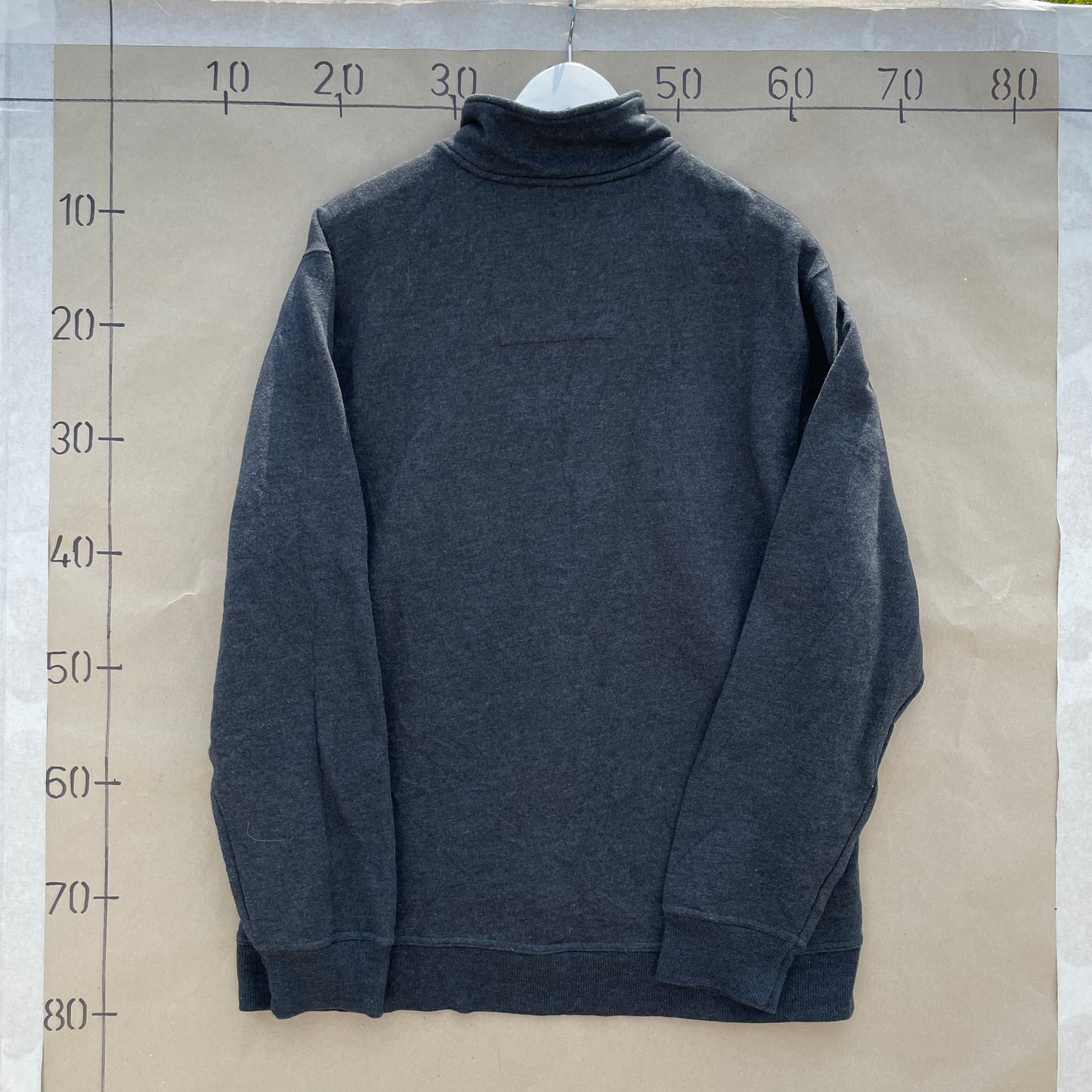 Mørkegrå Vintage Arrow Half-Zip Sweatshirt