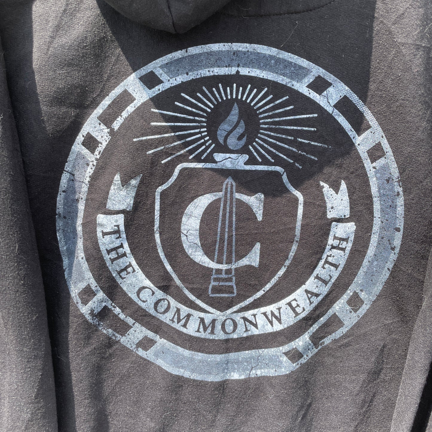 Sort The Walking Dead Hoodie Med Commonwealth Print For Og Bag