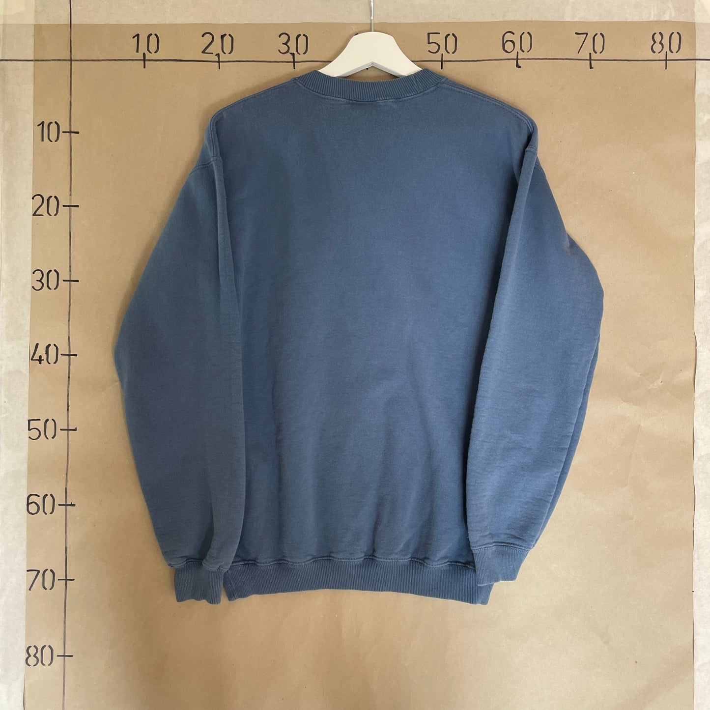 Blå Vintage Pirat Sweatshirt