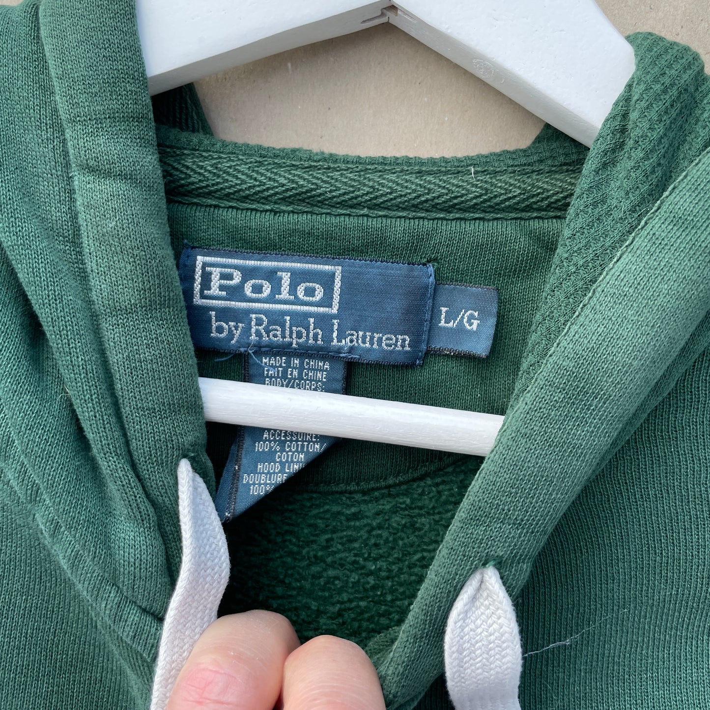 Mørkegrøn Polo Ralph Lauren Hættetrøje