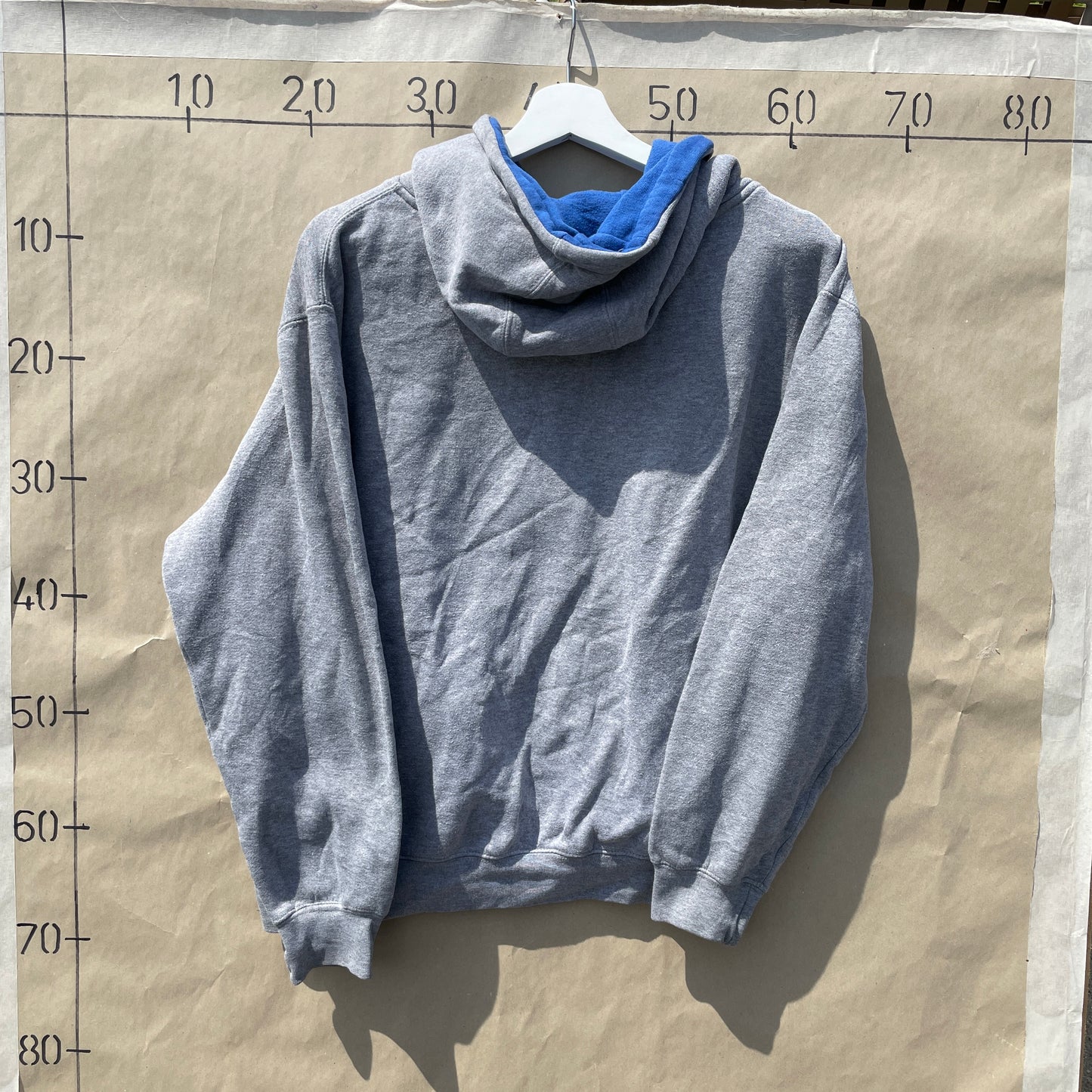 Grå Vintage Kentucky Hoodie Med Broderet Logo