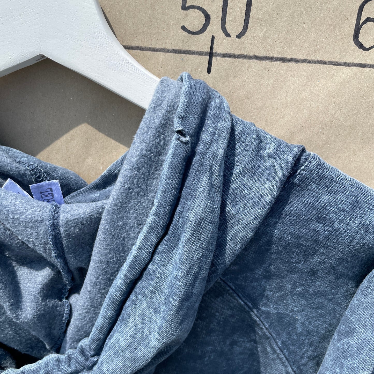 Mørkeblå Vintage Lake Winnipesaukee Hoodie