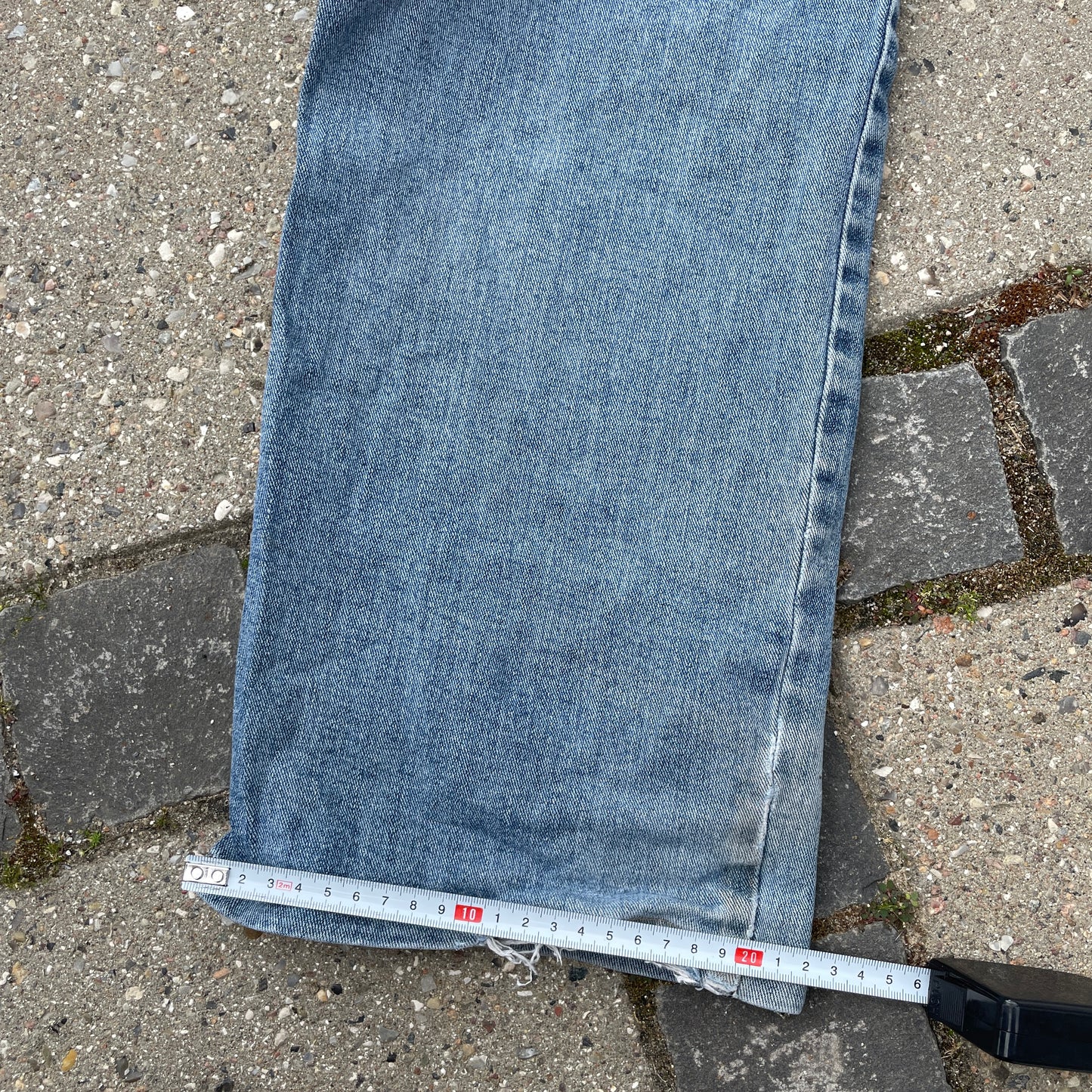 Vintage Wrangler Texas Stretch Jeans I Blå Denim