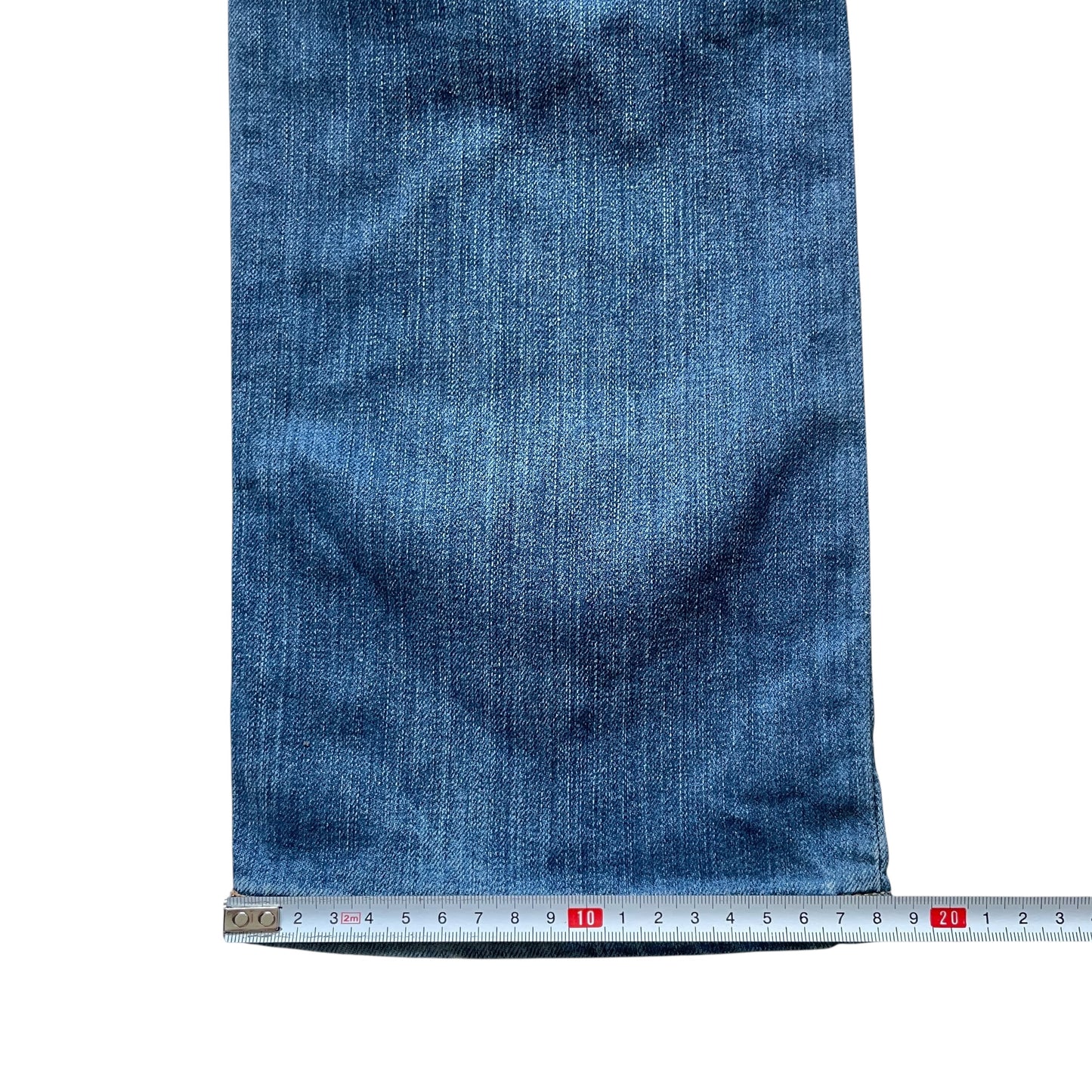 Carhartt Lyseblå Straight Fit Jeans I Slidstærkt Denim