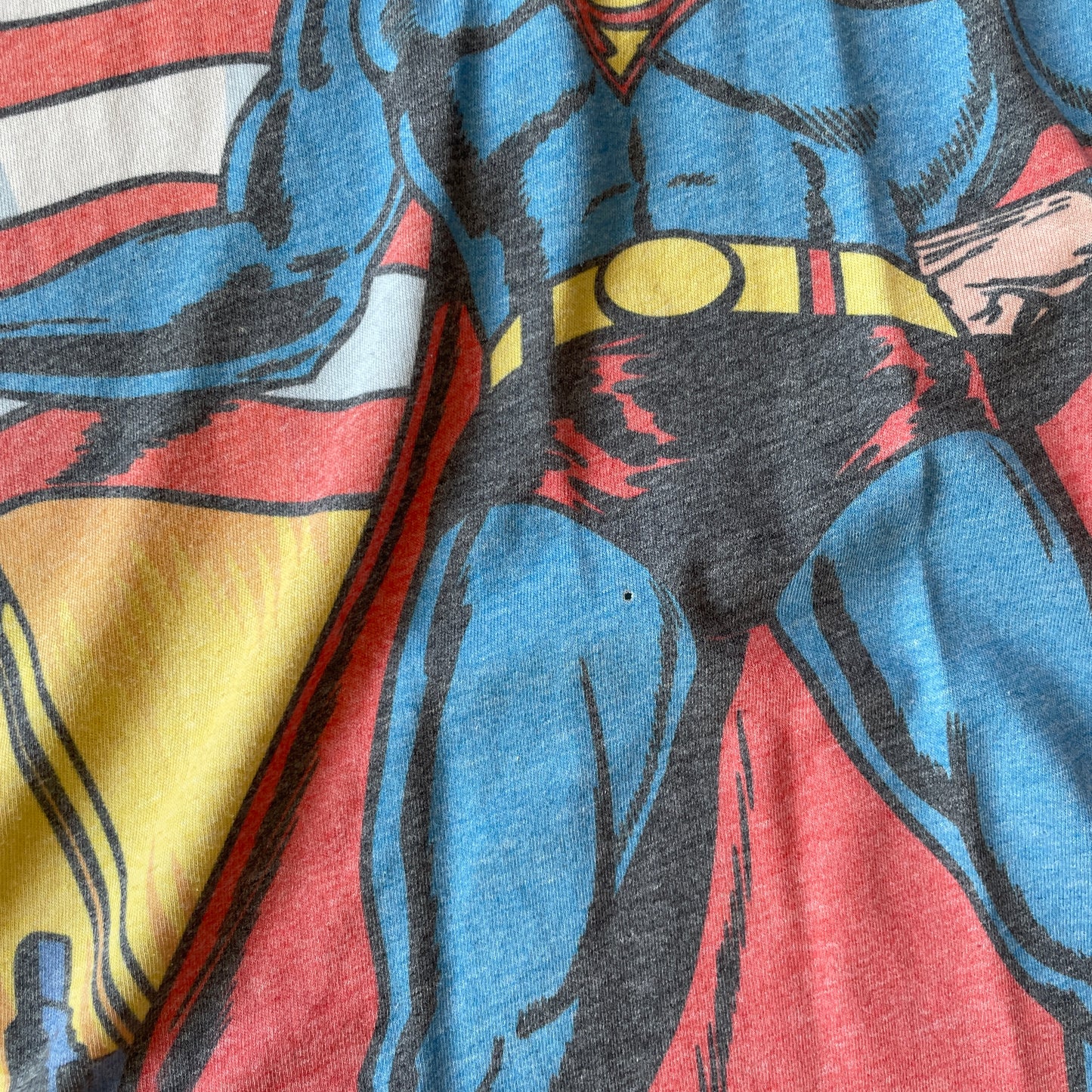 Multifarvet Vintage Superman T-Shirt