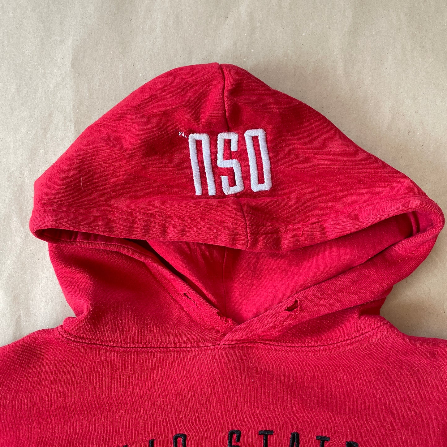 Rød Vintage Buckeyes Hoodie