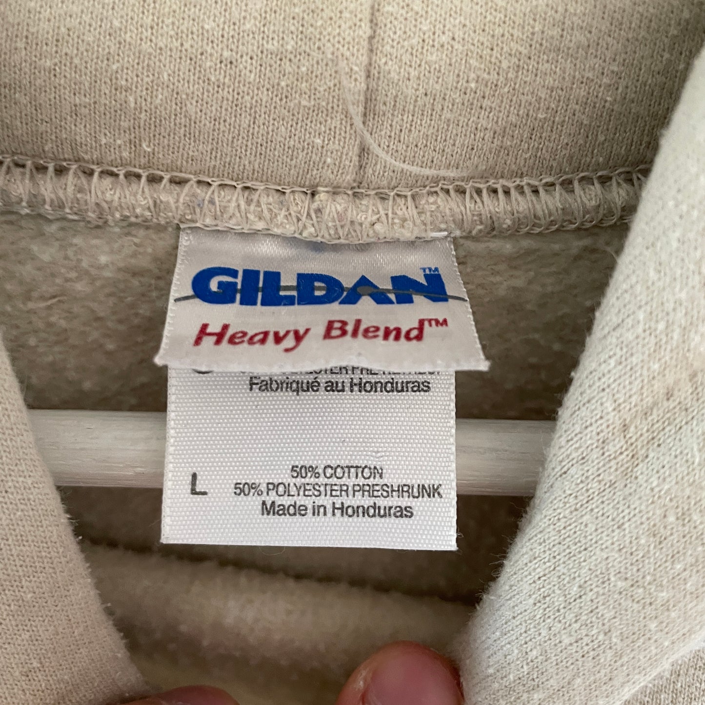 Beige Vintage Advice From A Bear Hoodie