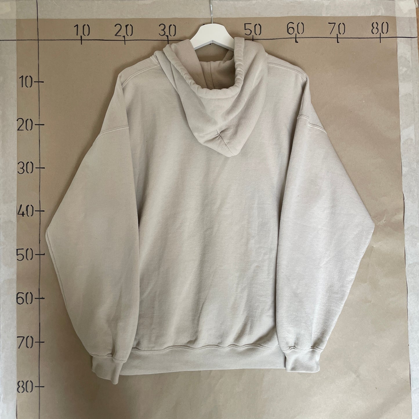 Beige Vintage Advice From A Bear Hoodie