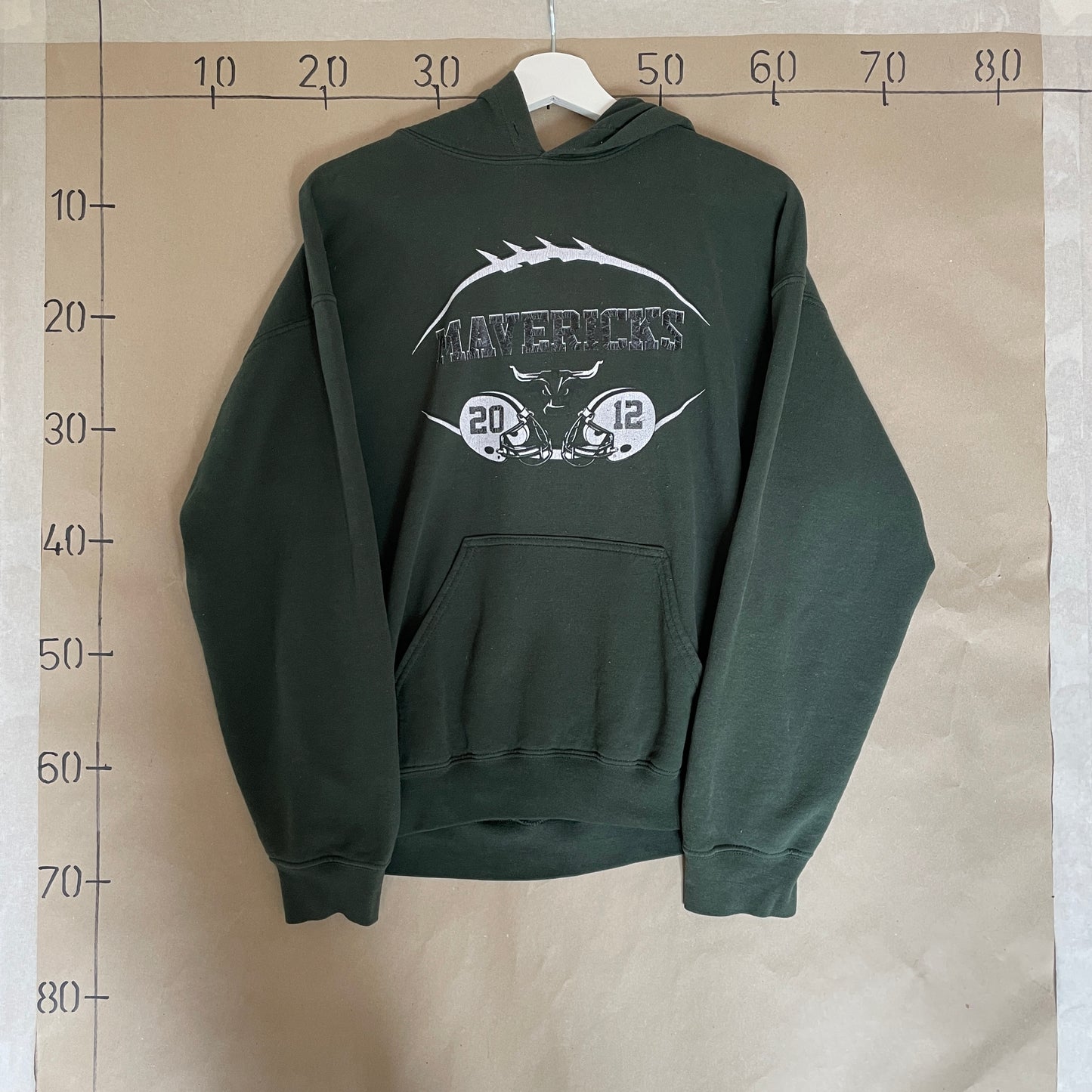 Grøn Vintage Mavericks Hoodie
