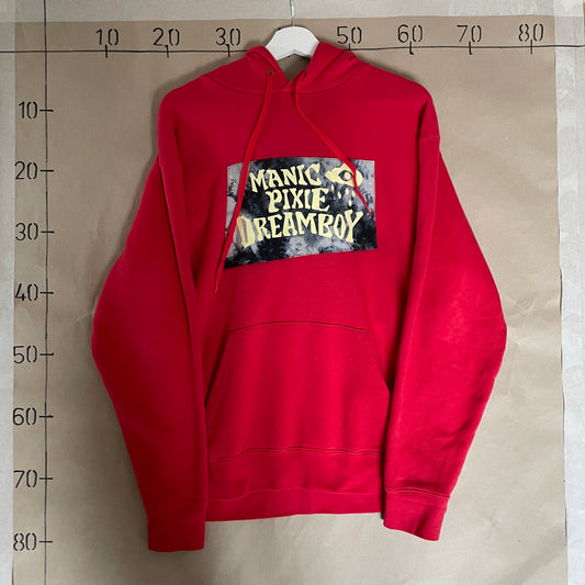 Rød Vintage Manic Pixie Dreamboy Hoodie
