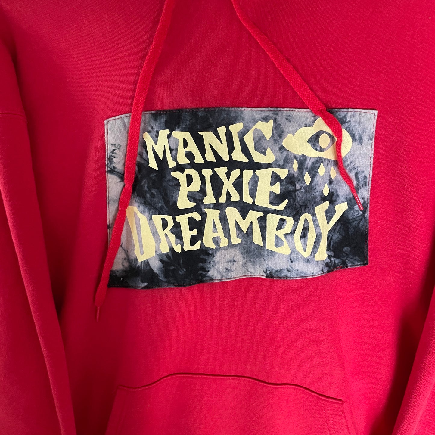 Rød Vintage Manic Pixie Dreamboy Hoodie