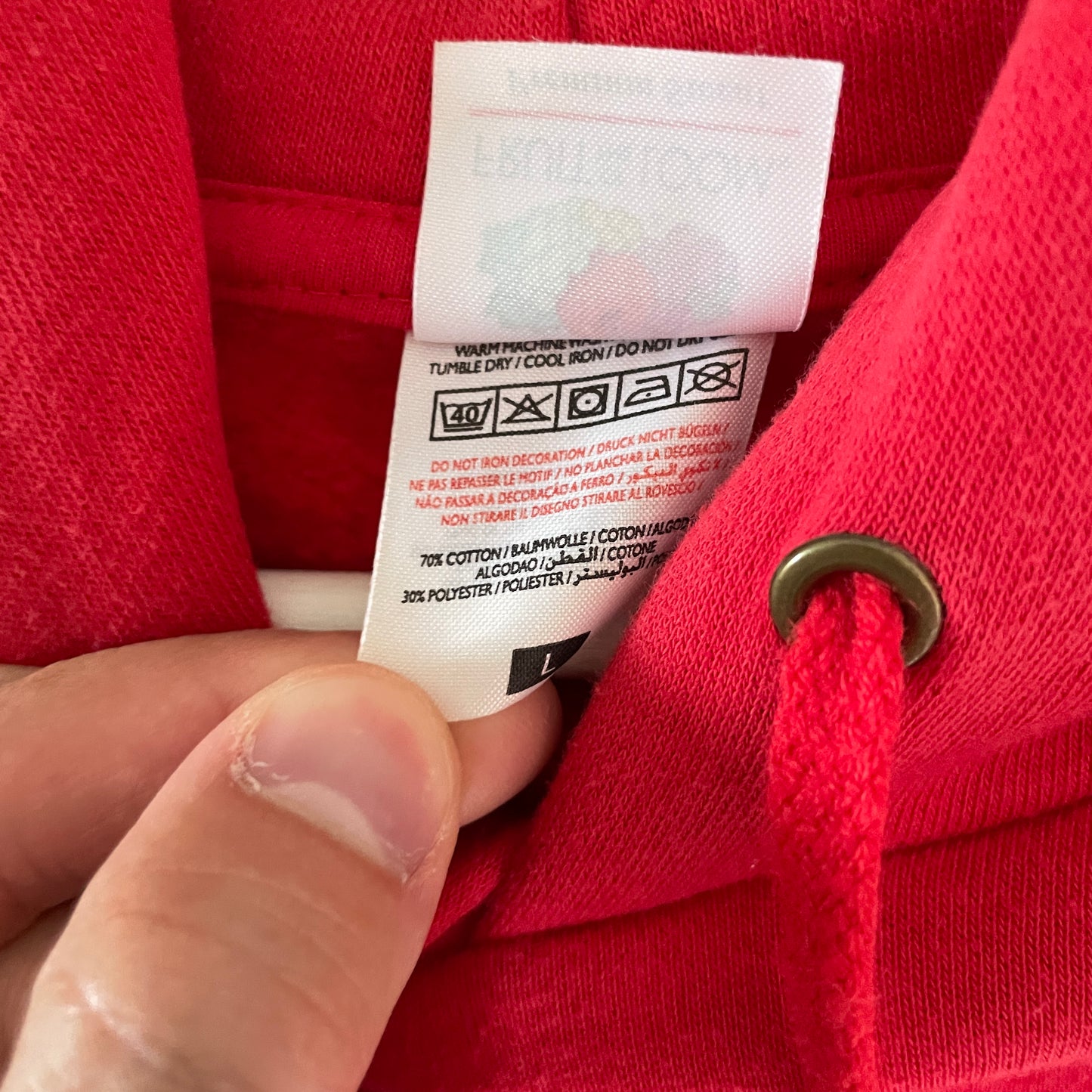Rød Vintage Manic Pixie Dreamboy Hoodie