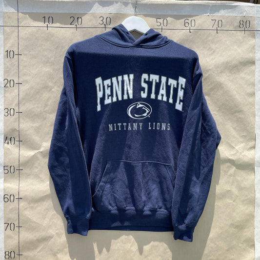 Marineblå Penn State Vintage Hoodie Med Klassisk Collegelook