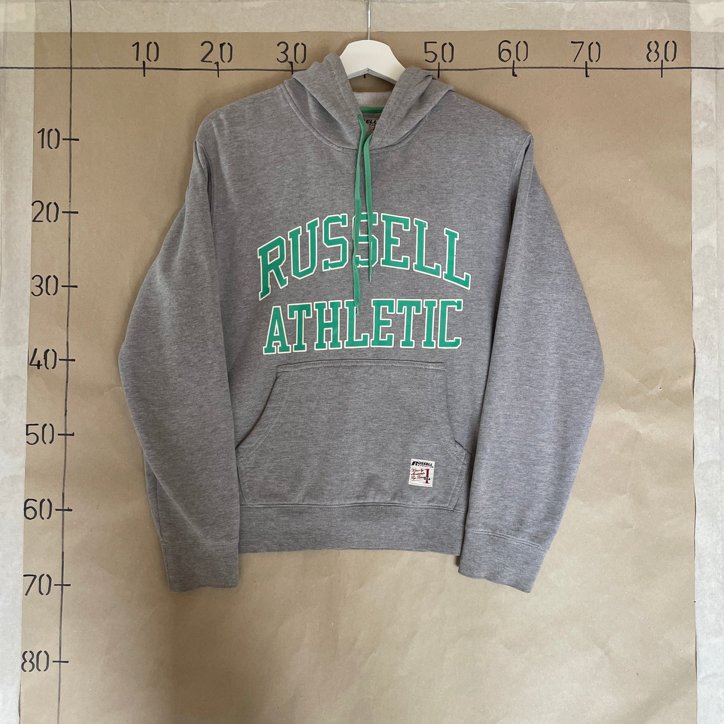 Grå Vintage Russell Athletics Hoodie