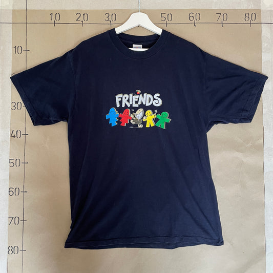 Blå Vintage Friends T-Shirt