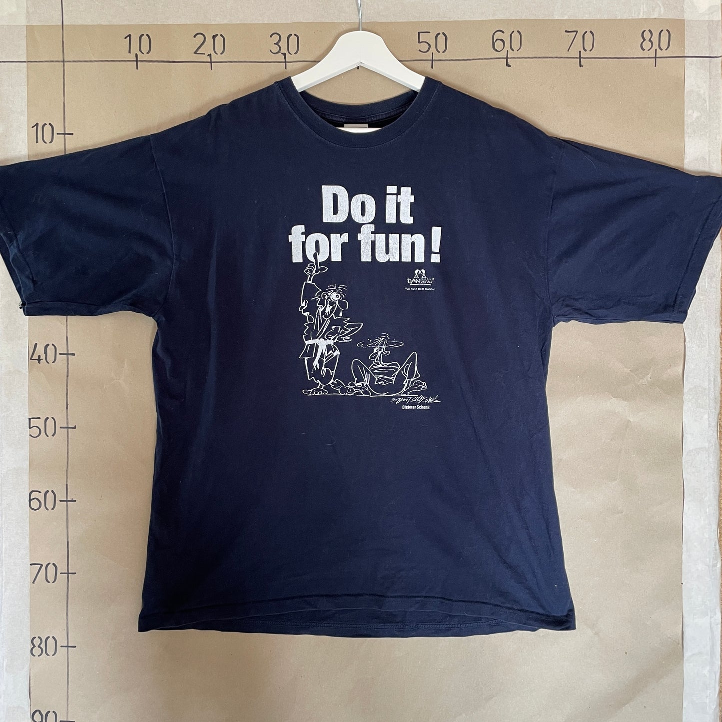 Blå Vintage Do It For Fun T-Shirt