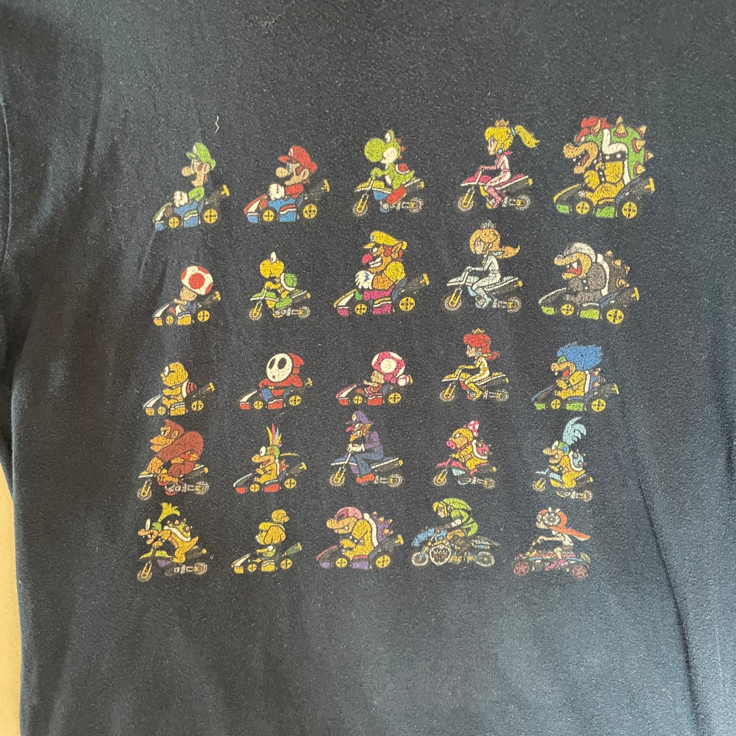 Blå Vintage Mario Kart T-Shirt