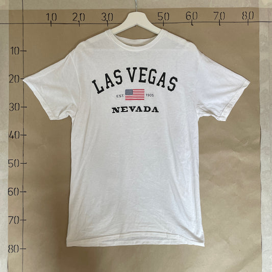 Hvid Vintage Las Vegas Nevada T-Shirt