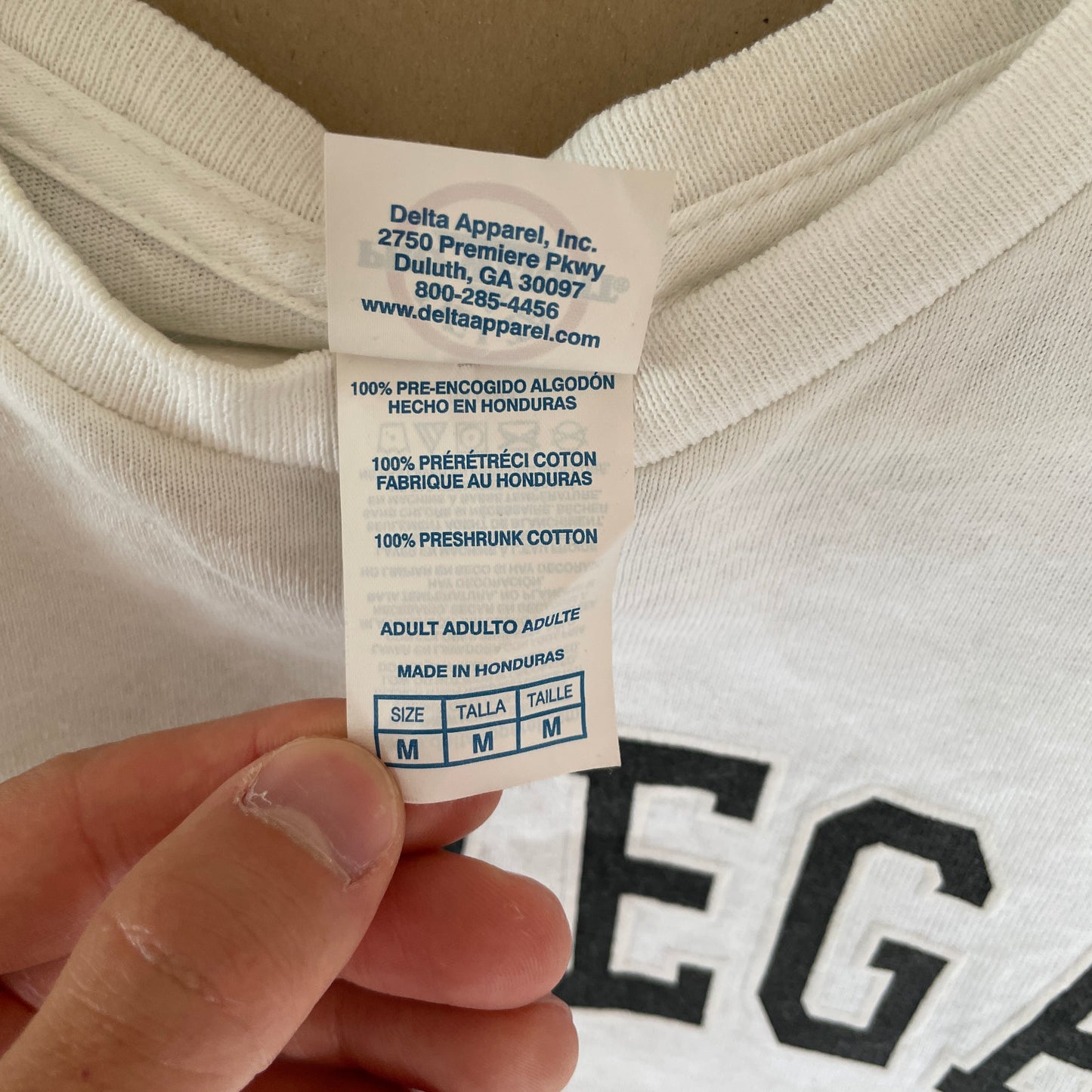 Hvid Vintage Las Vegas Nevada T-Shirt