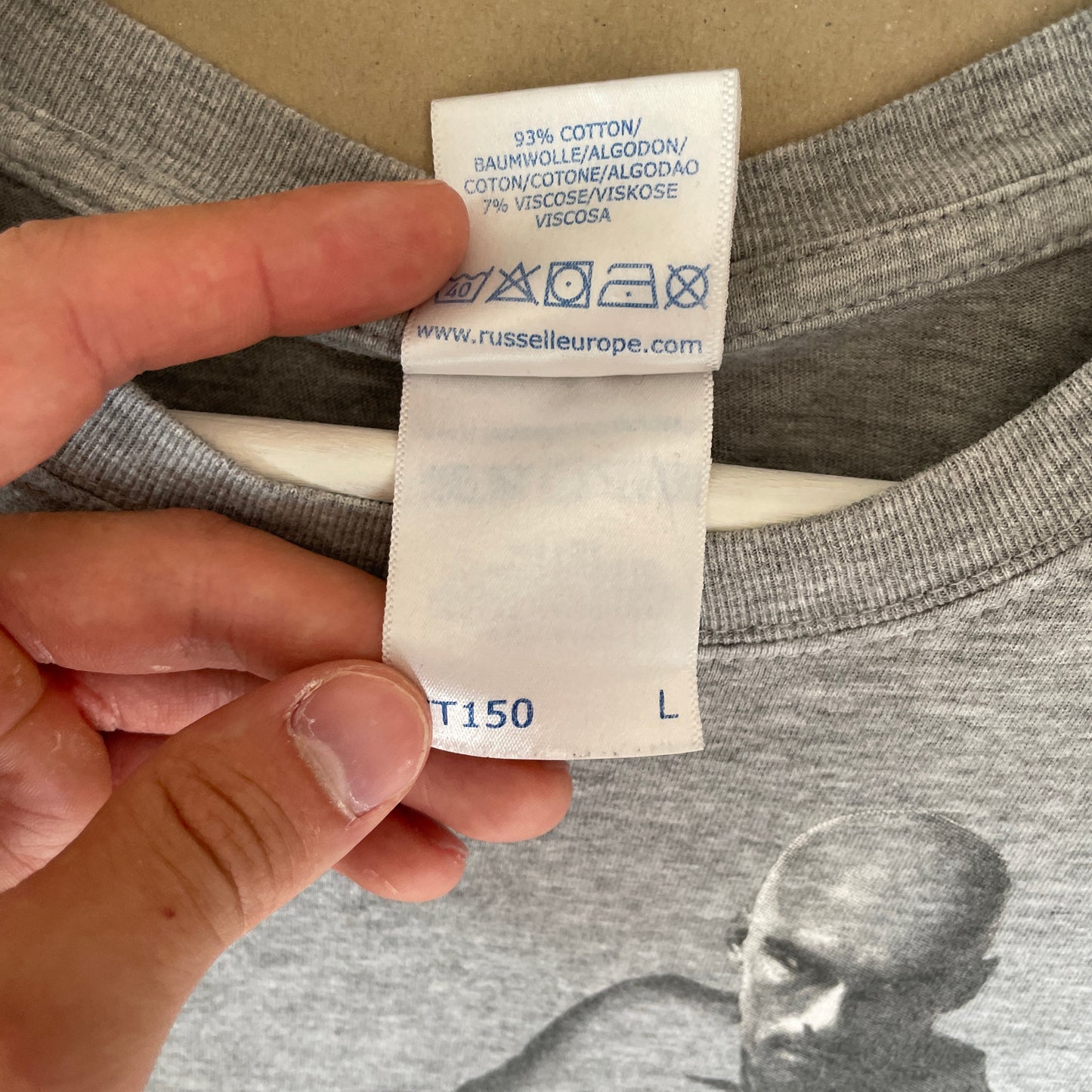 Grå Vintage Revansch T-Shirt