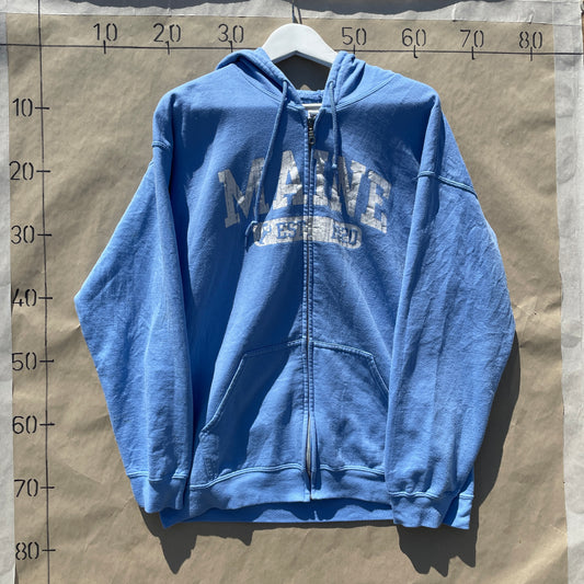 Blå Vintage ”Maine” Hoodie